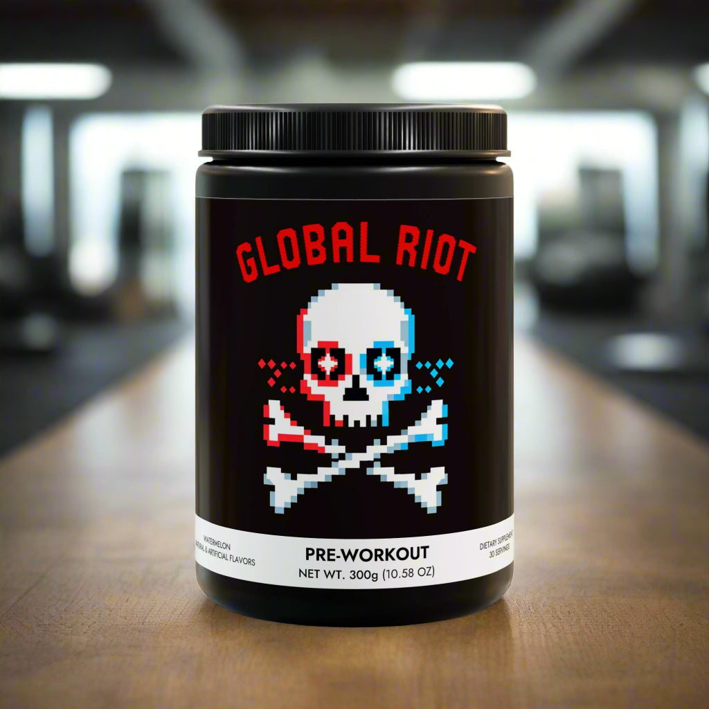 Suplemento preentrenamiento Global Riot, Sandía (300 g, 10,58 oz)