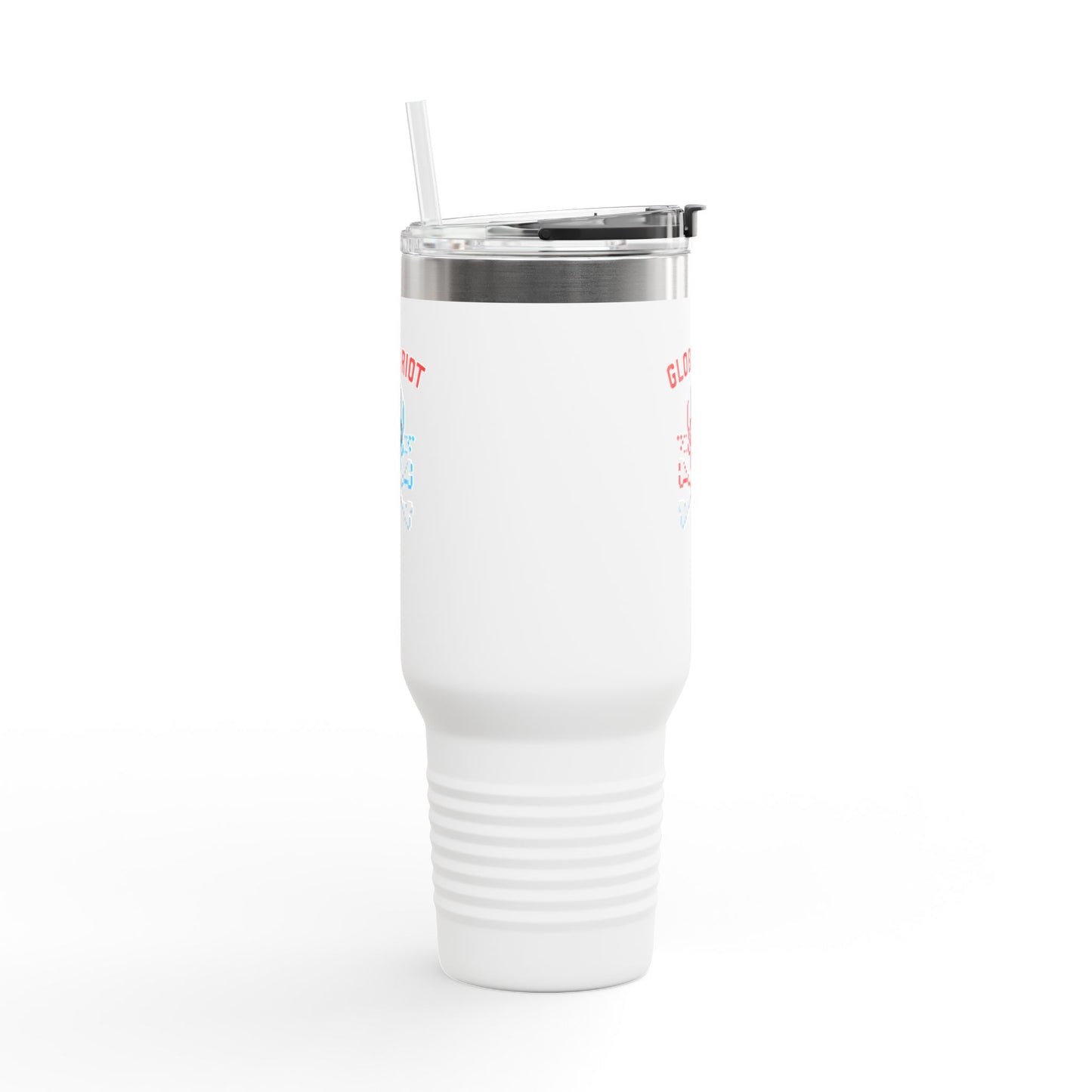 Taza de viaje térmica con calavera pixelada de Global Riot, 114 g