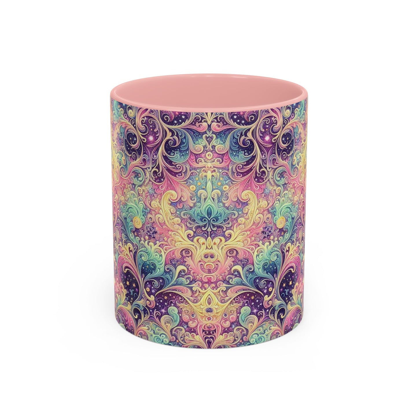 Taza de café con psicodelia pastel (325 y 430 ml)