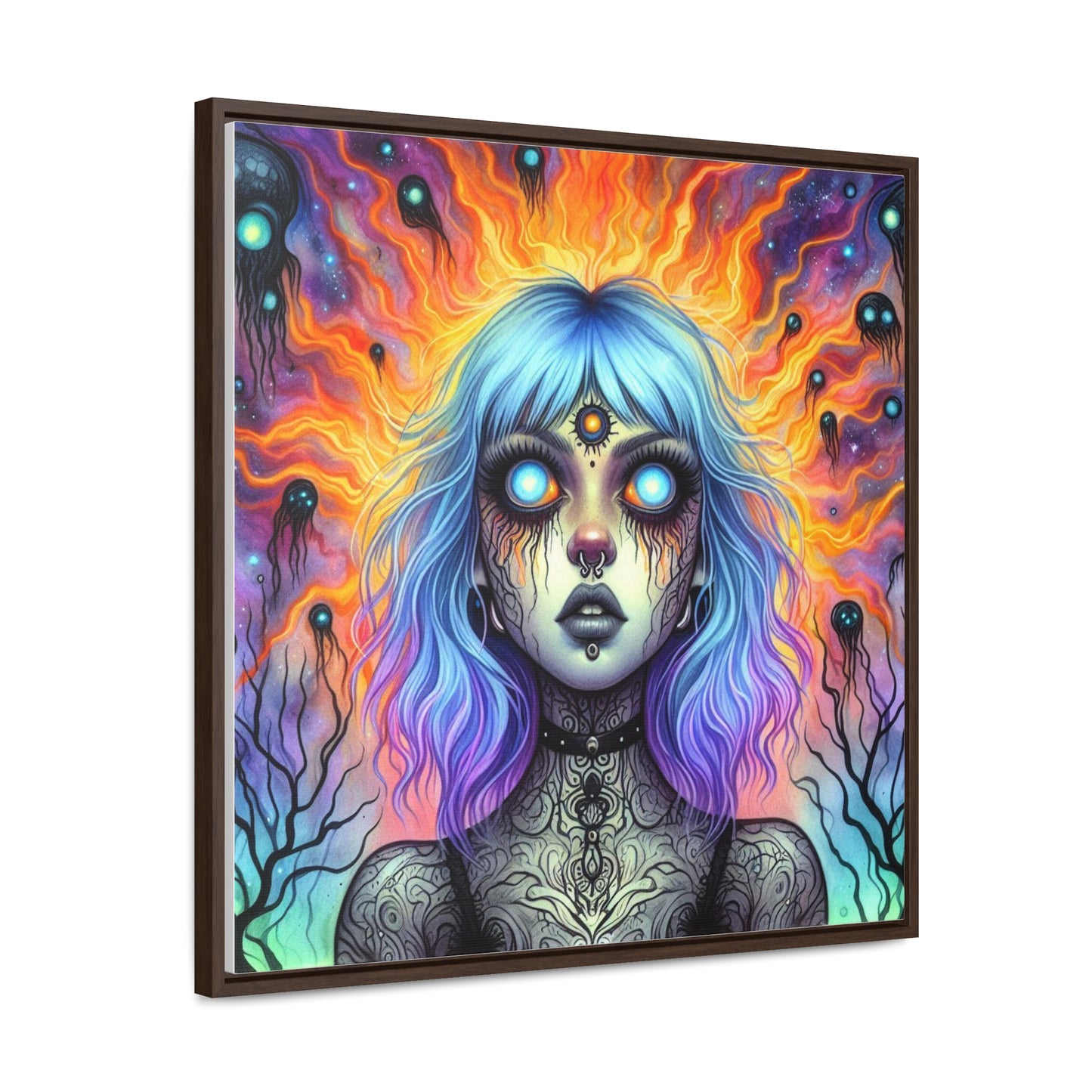 Belleza trascendental, lienzo de galería, enmarcado