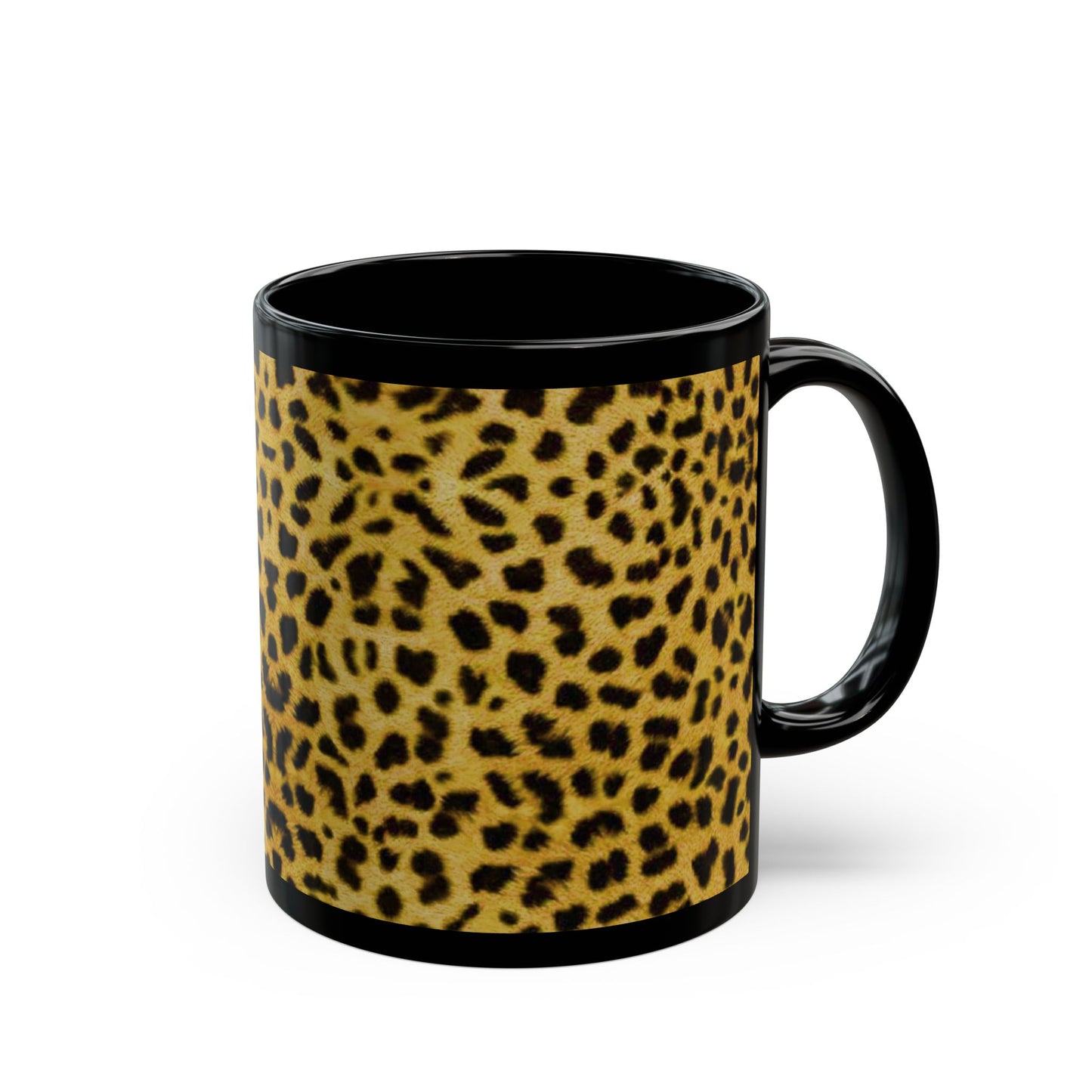 Taza con estampado de guepardo