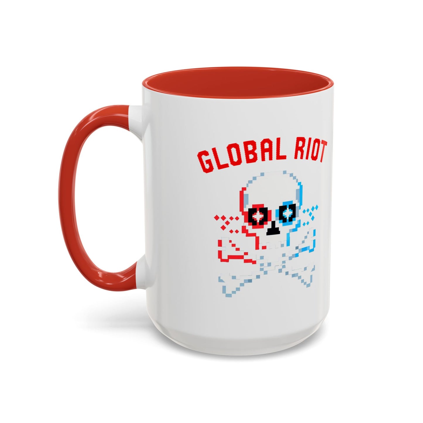 Taza de café con acento de Global Riot (325 ml y 433 ml)