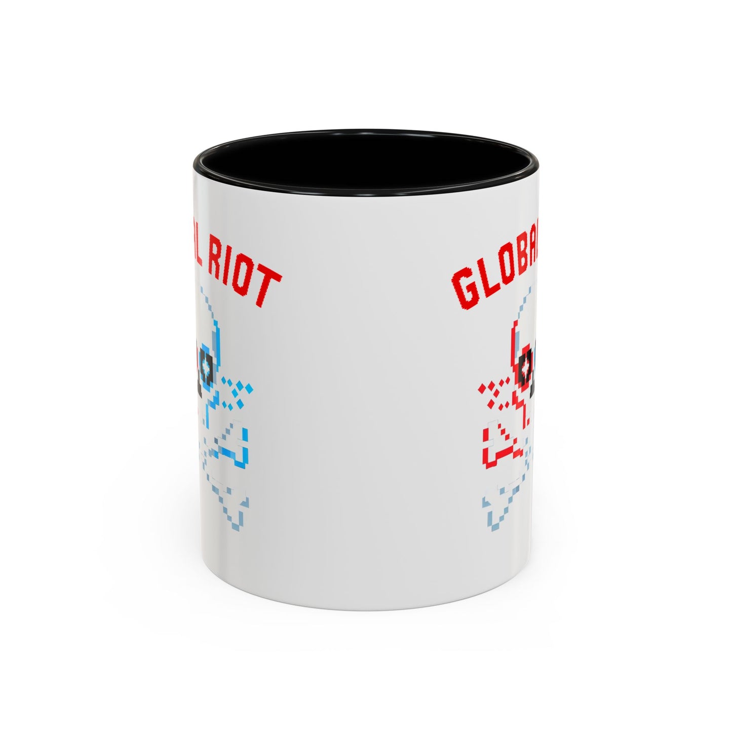 Taza de café con acento de Global Riot (325 ml y 433 ml)