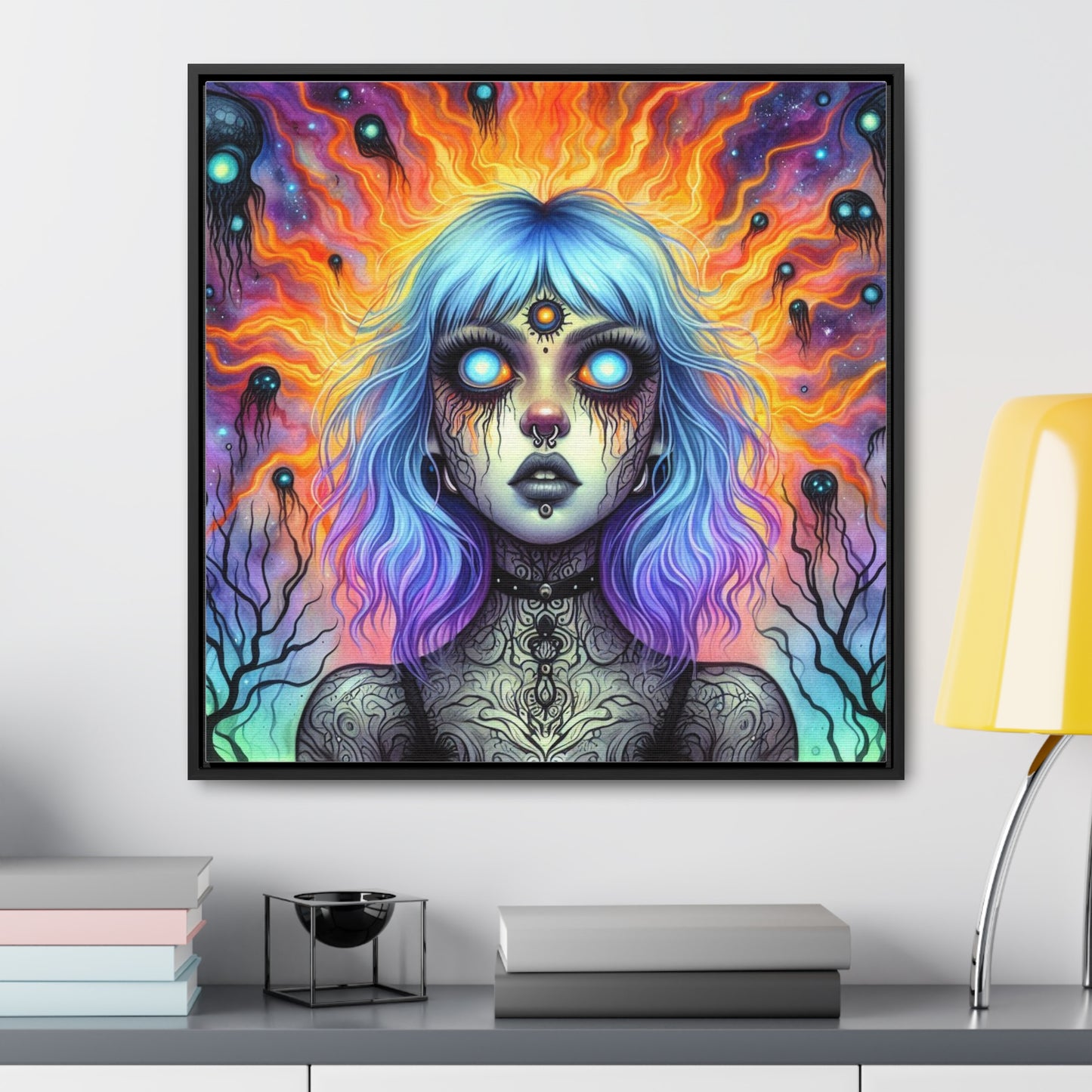 Belleza trascendental, lienzo de galería, enmarcado