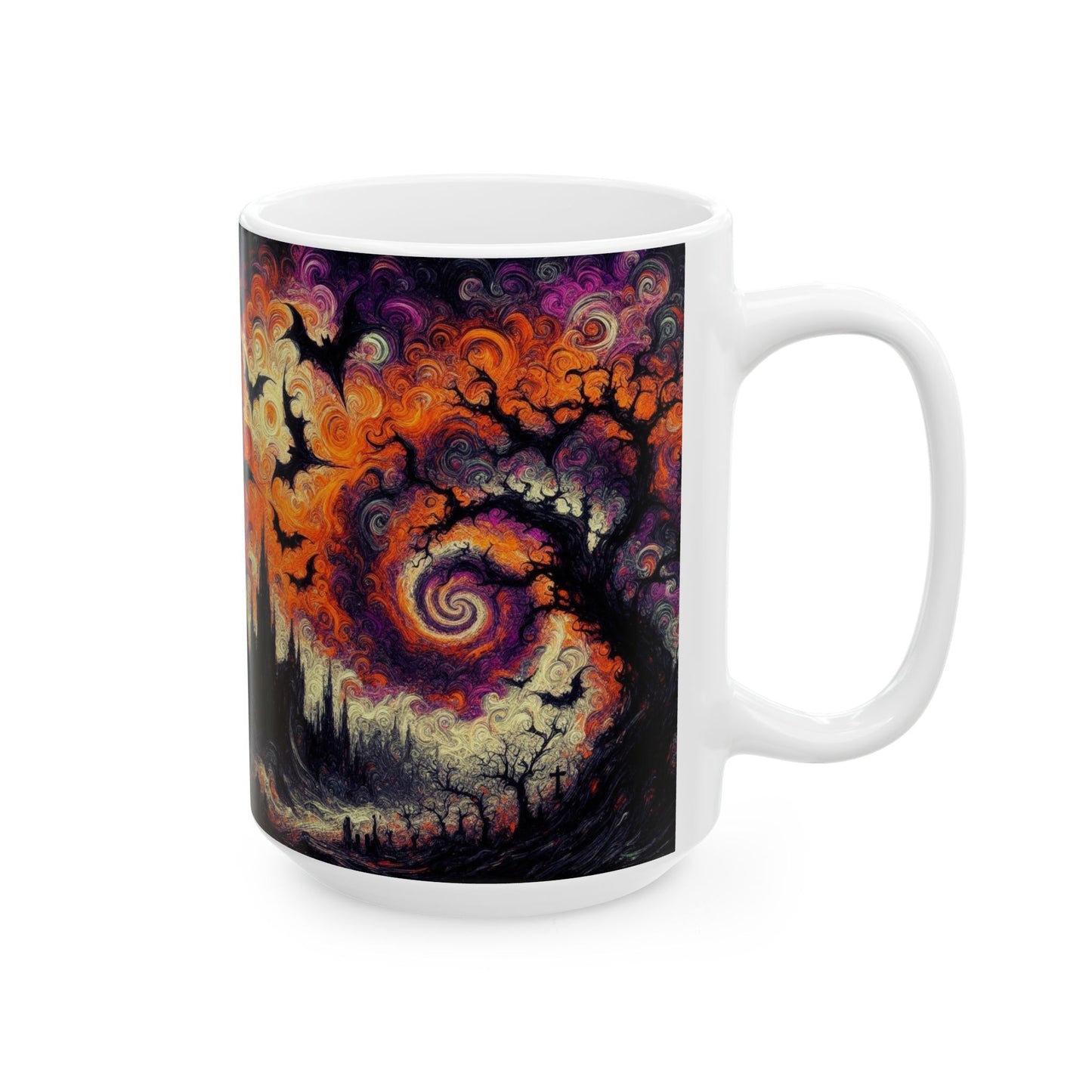 Taza de cerámica de la casa embrujada (325 ml, 430 ml)