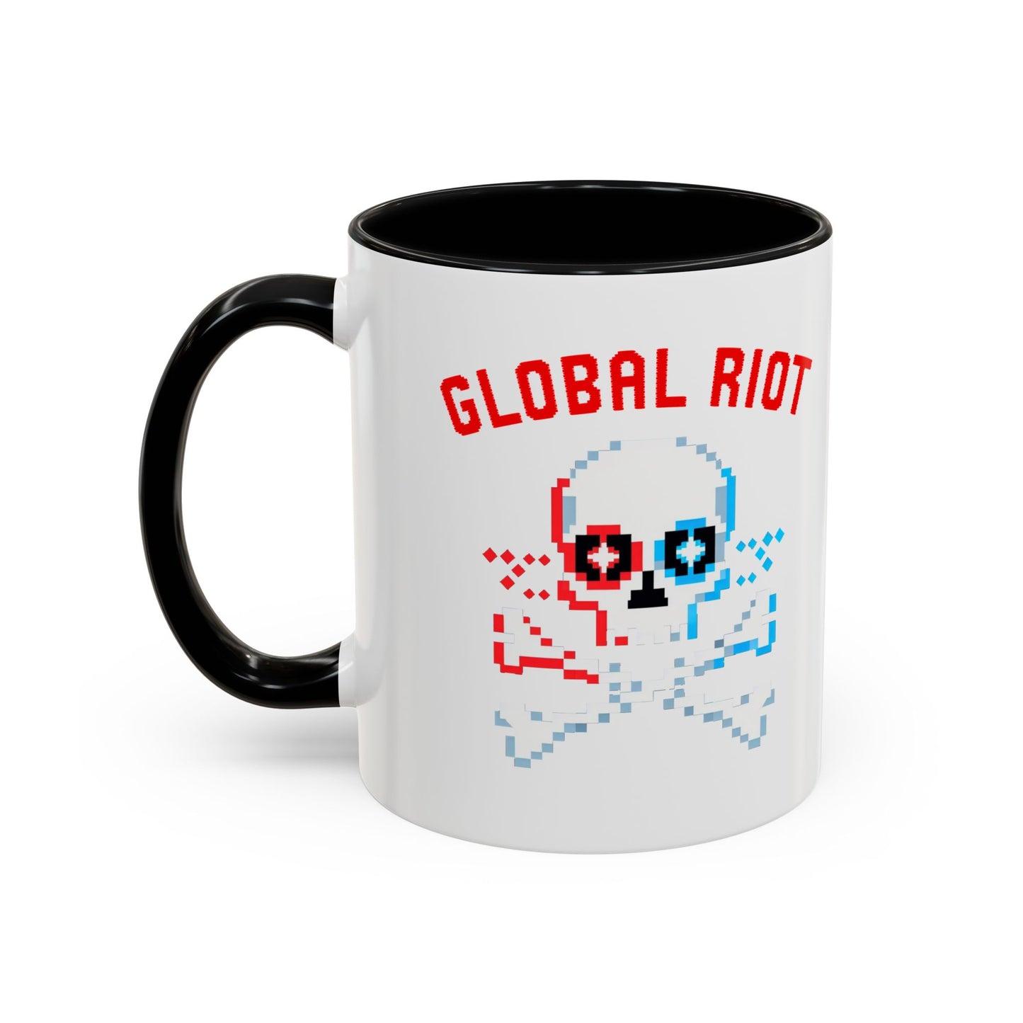 Taza de café con acento de Global Riot (325 ml y 433 ml)