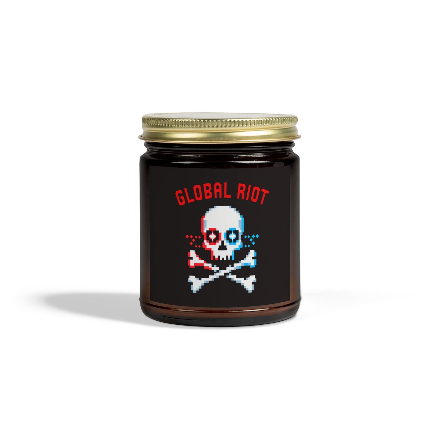 Velas perfumadas Global Riot - Cera de coco y albaricoque (113 g, 254 g) - Decoración única para celebraciones y relajación