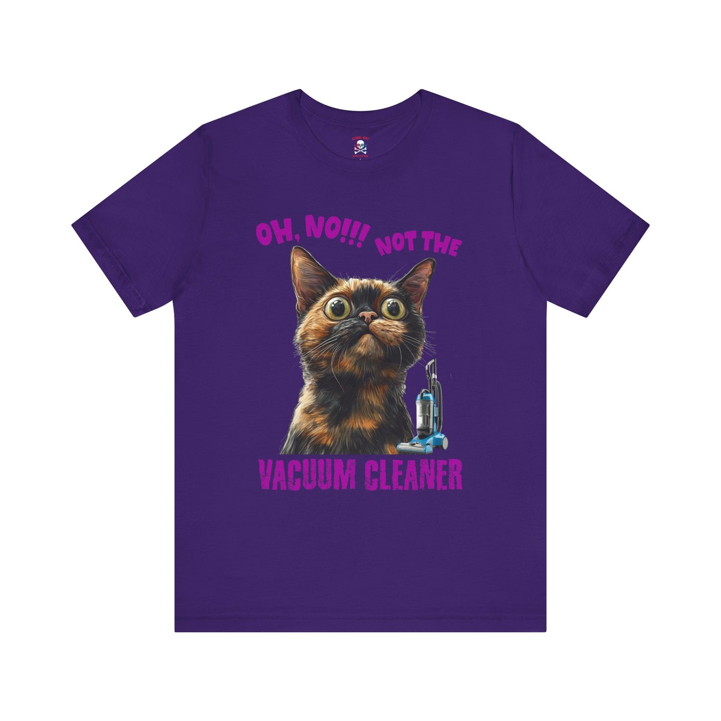 ¡No a la aspiradora! Camiseta unisex