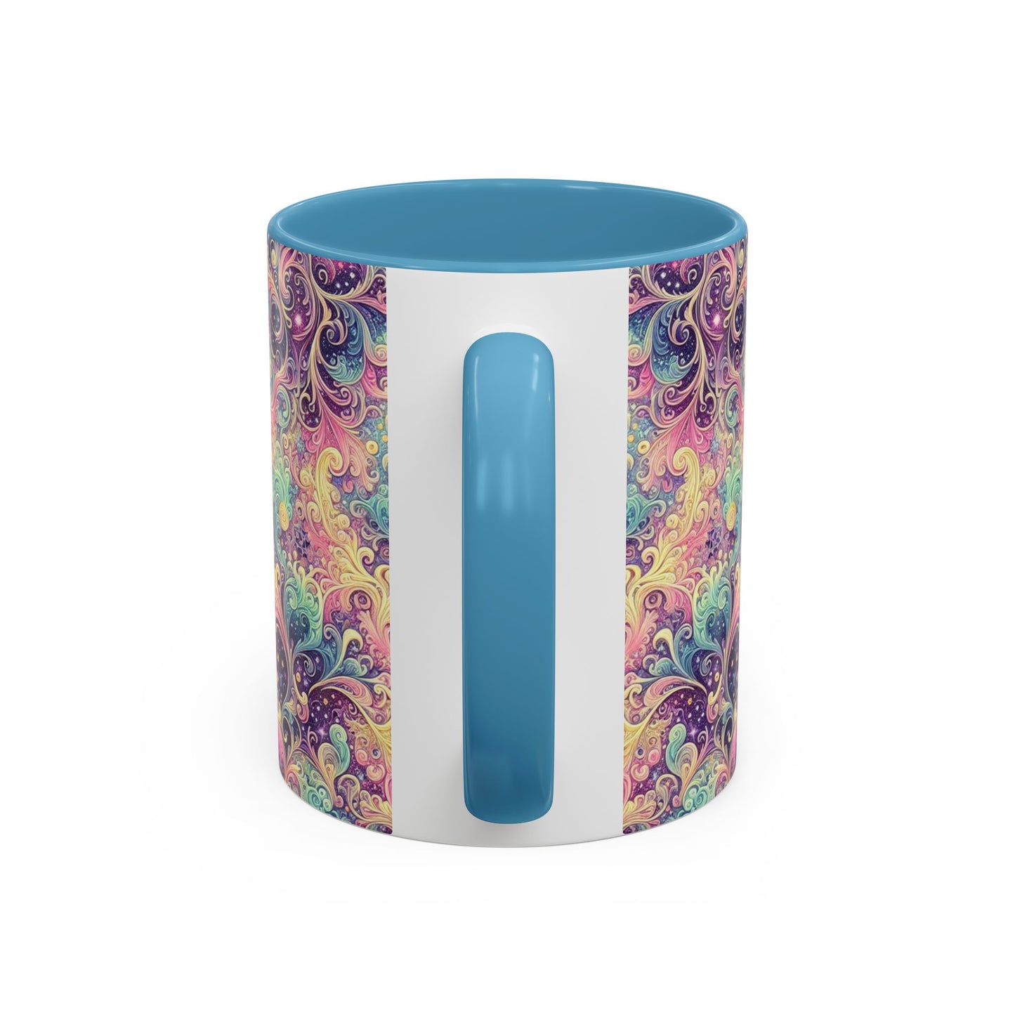 Taza de café con psicodelia pastel (325 y 430 ml)