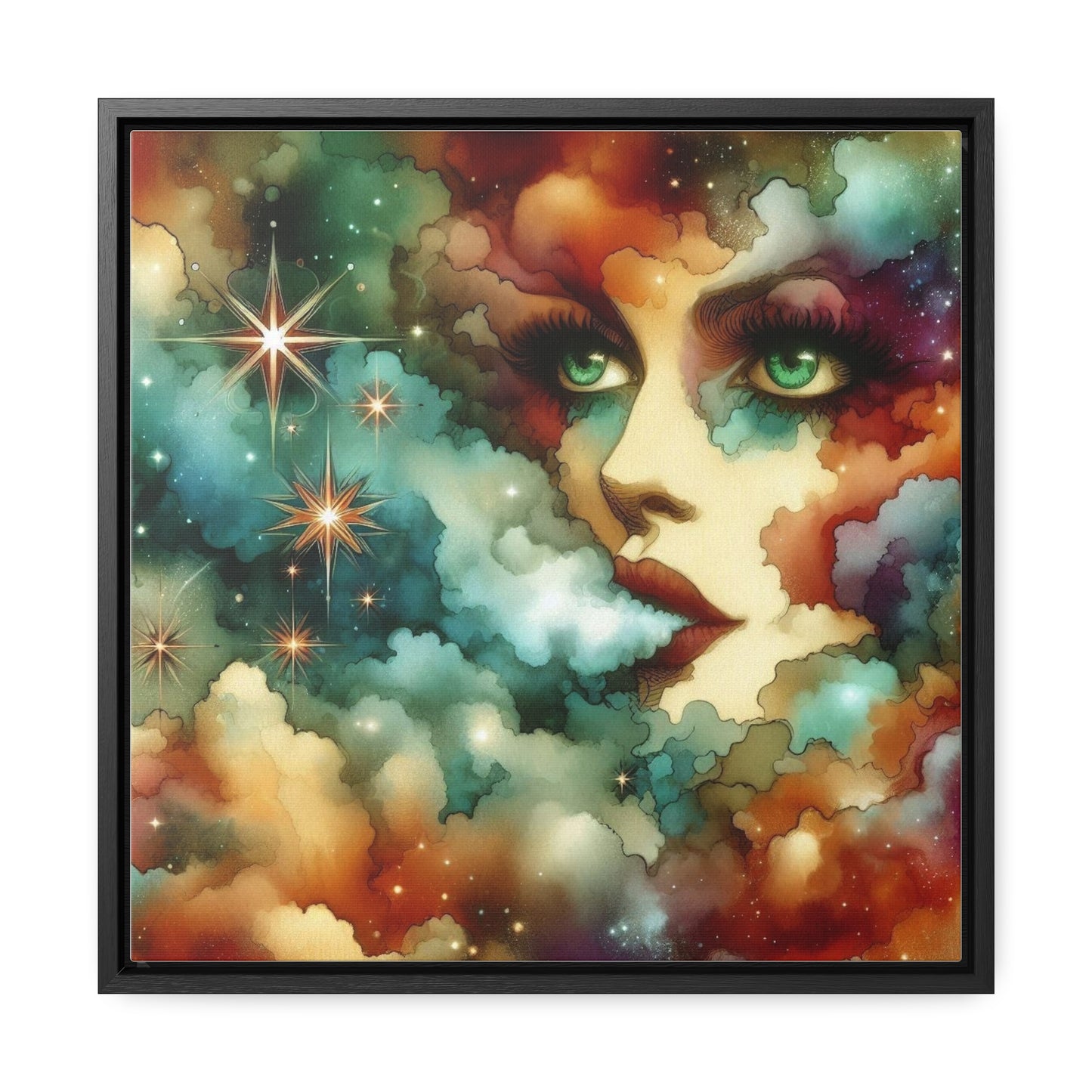 Diosa de la Creación, Lienzos de Galería, Marco Cuadrado