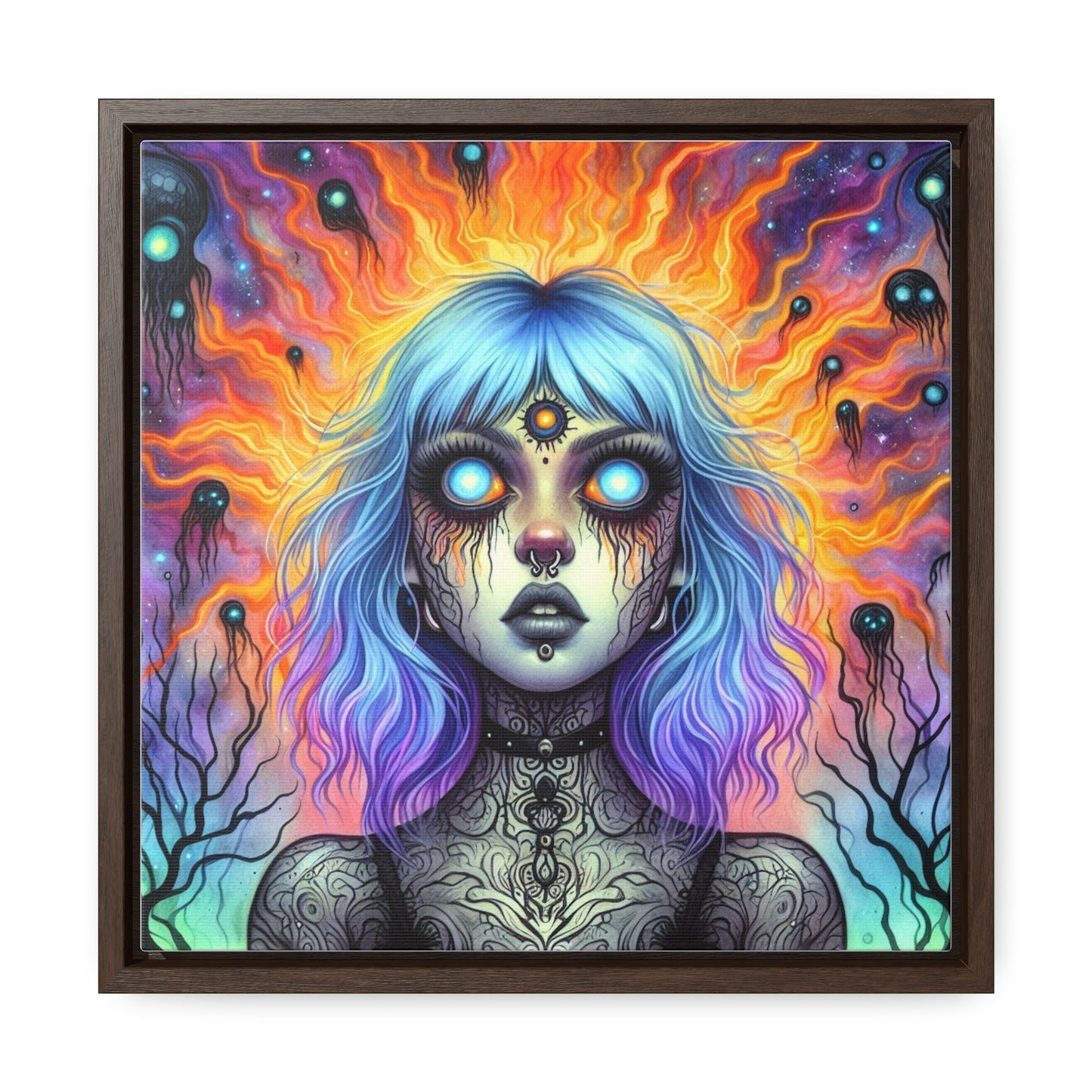 Belleza trascendental, lienzo de galería, enmarcado