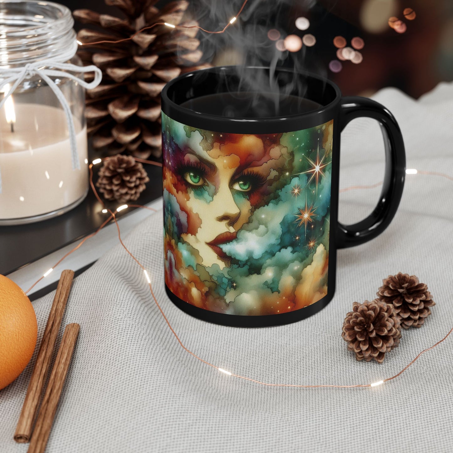 Taza de la Diosa de la Creación - 11 oz y 15 oz