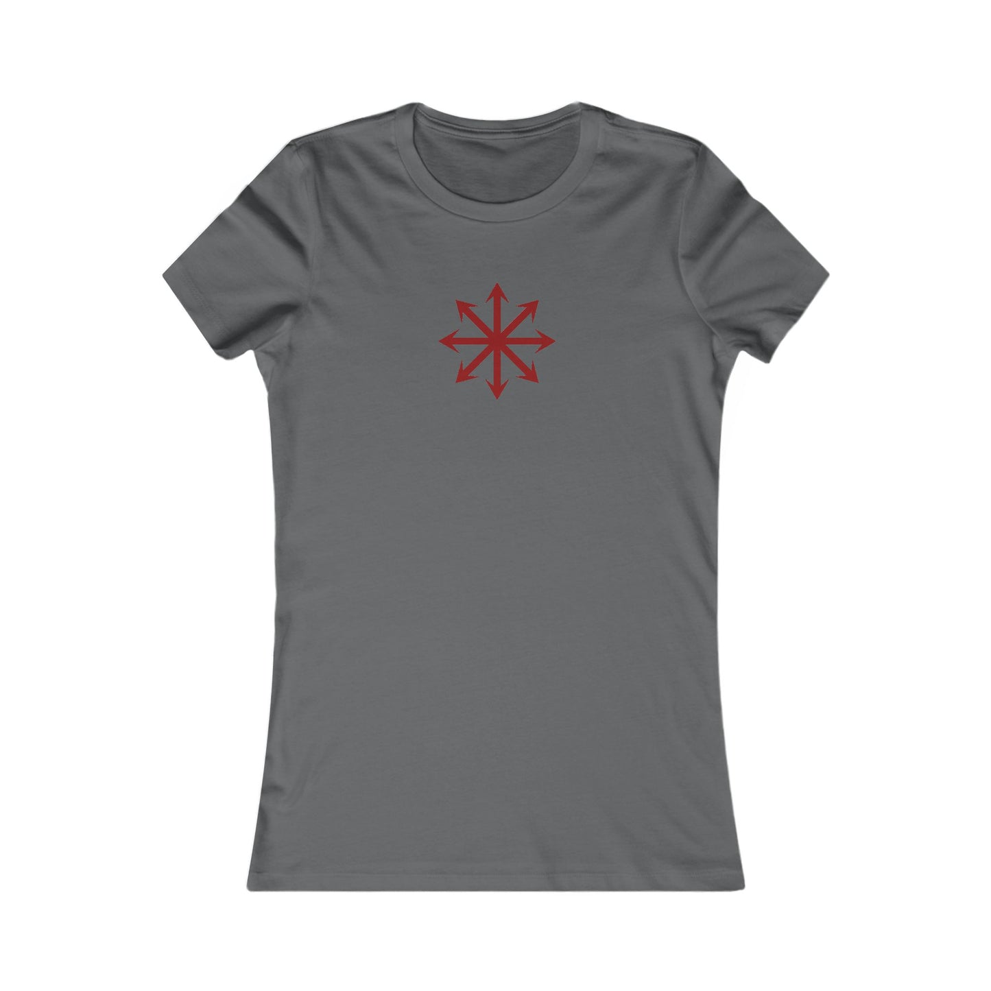 Camiseta de mujer con símbolo del caos