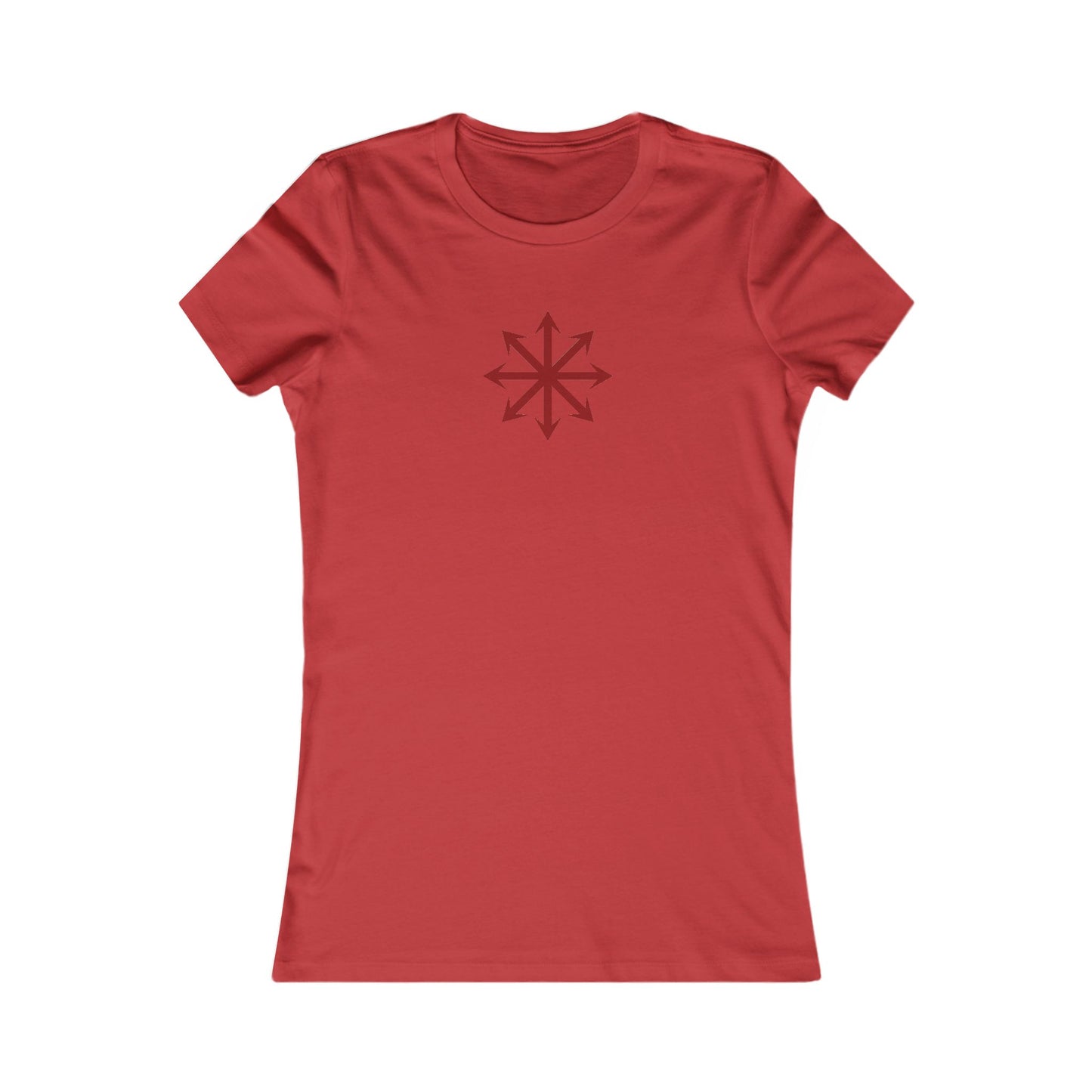 Camiseta de mujer con símbolo del caos
