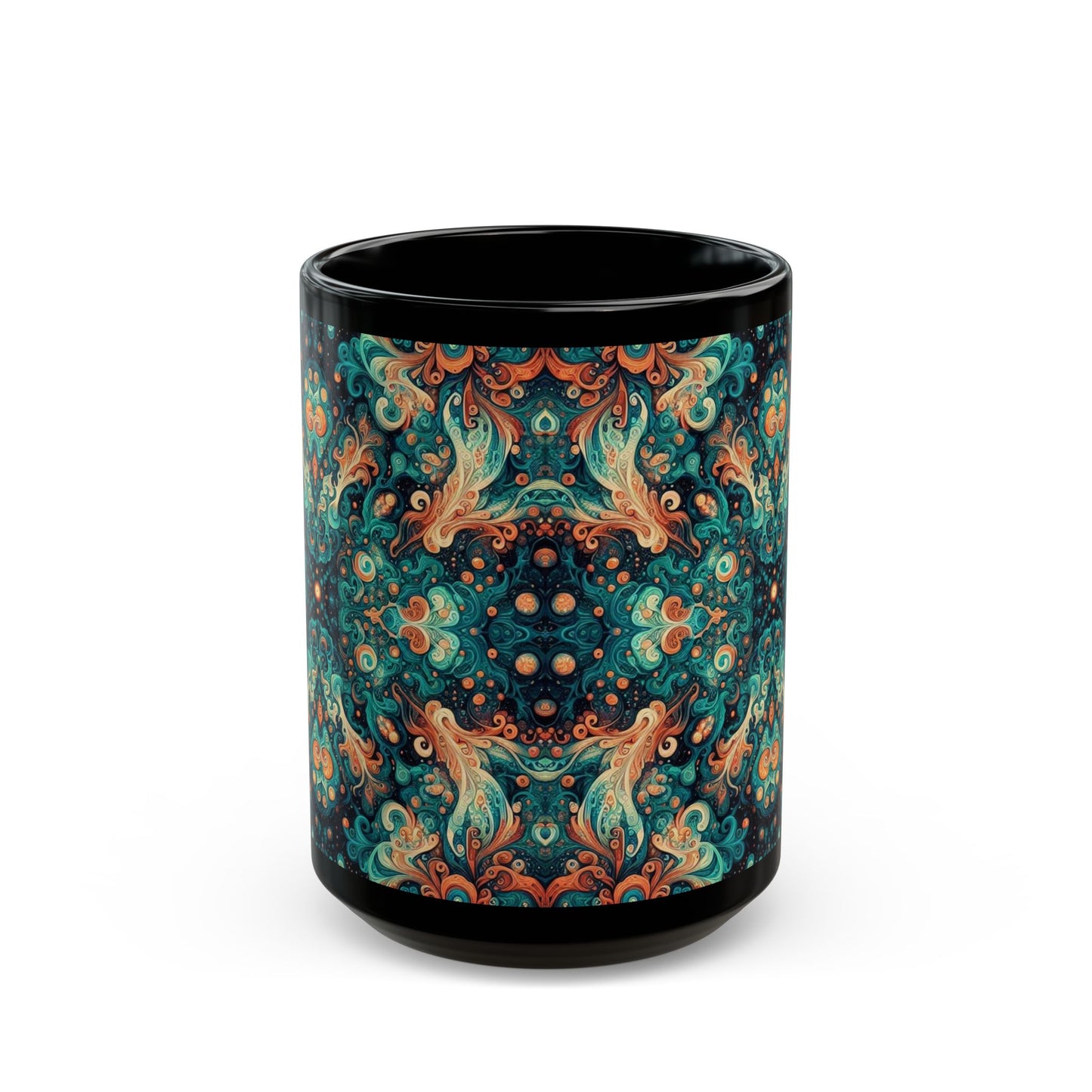 Taza con estampado de jungla esmeralda (325 ml y 430 ml)