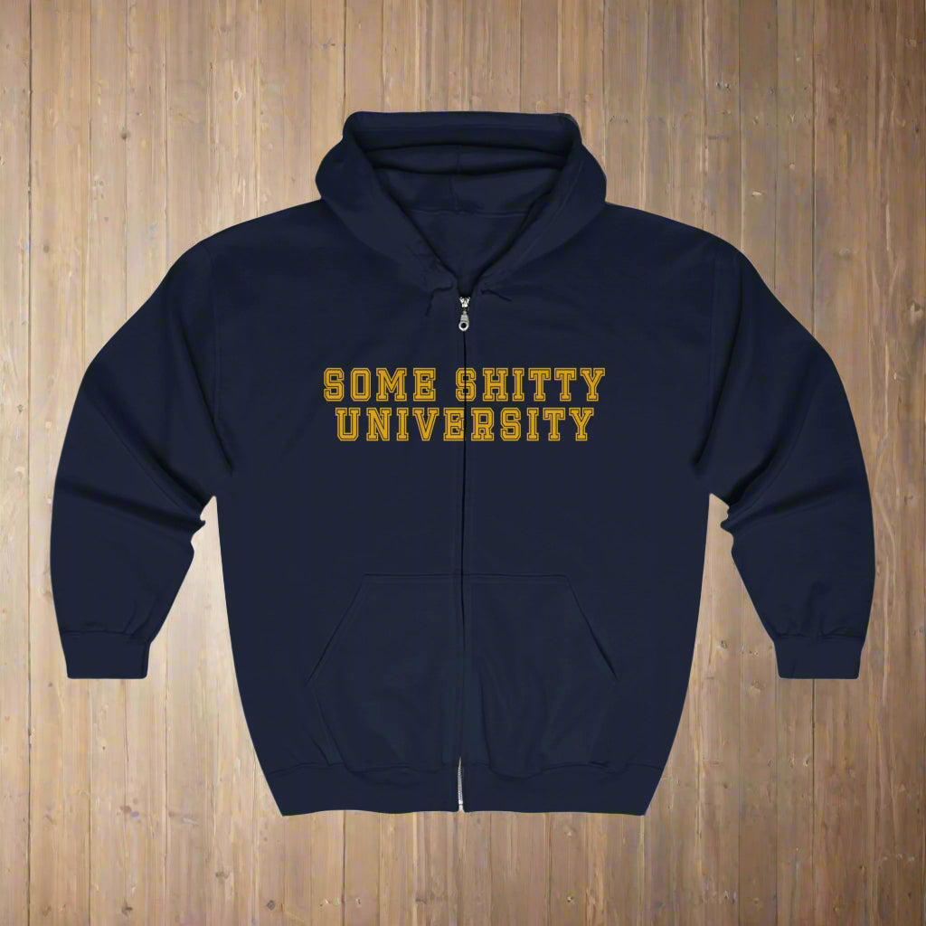 Sudadera con capucha y cremallera de Some Shitty University
