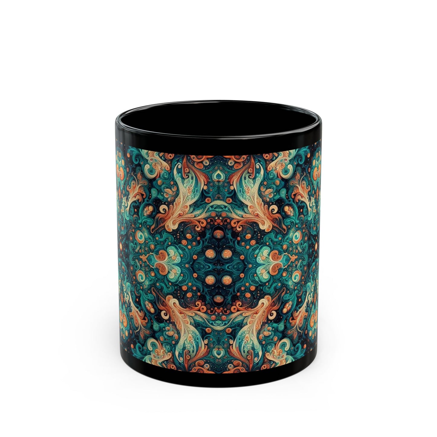 Taza con estampado de jungla esmeralda (325 ml y 430 ml)
