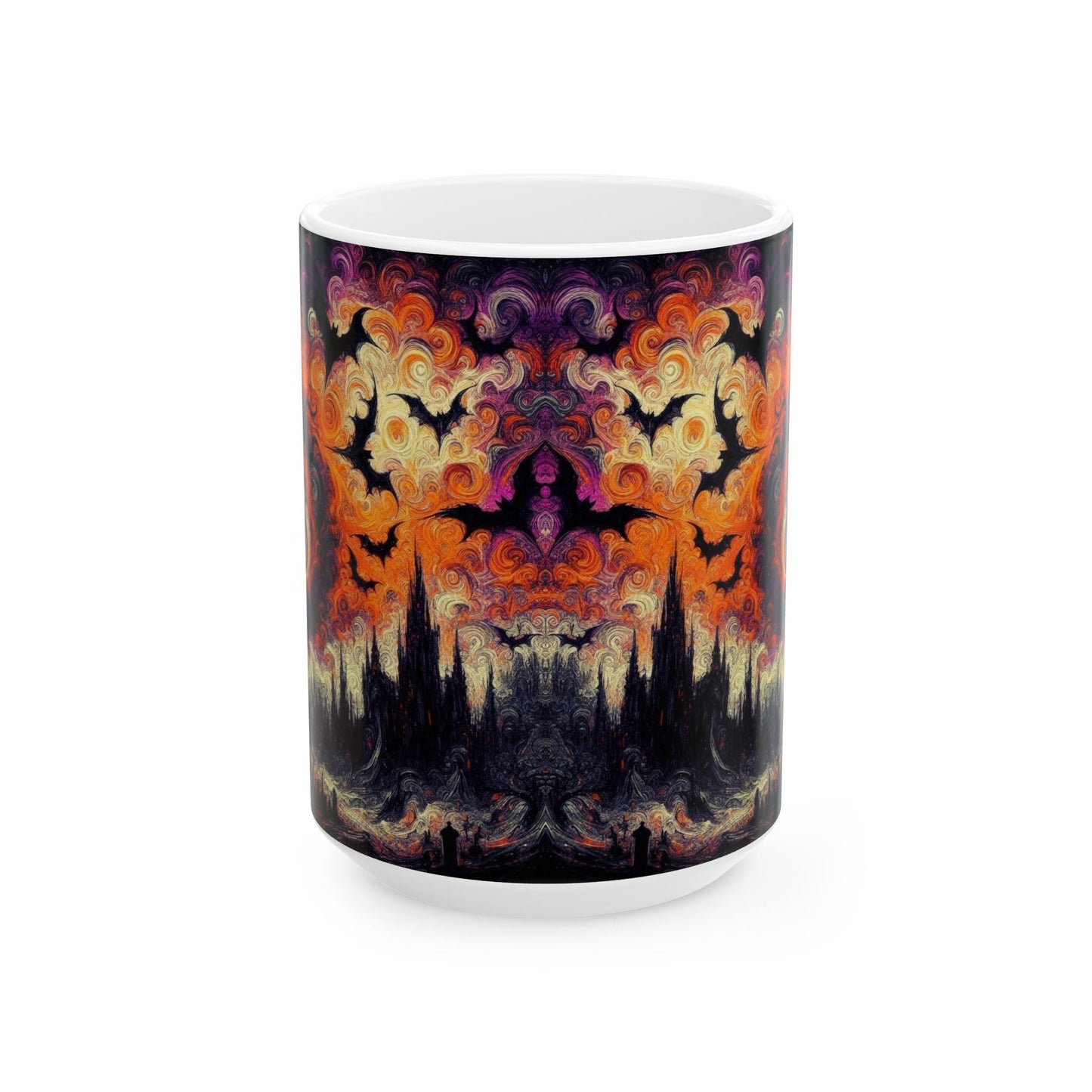 Taza de cerámica de la casa embrujada (325 ml, 430 ml)