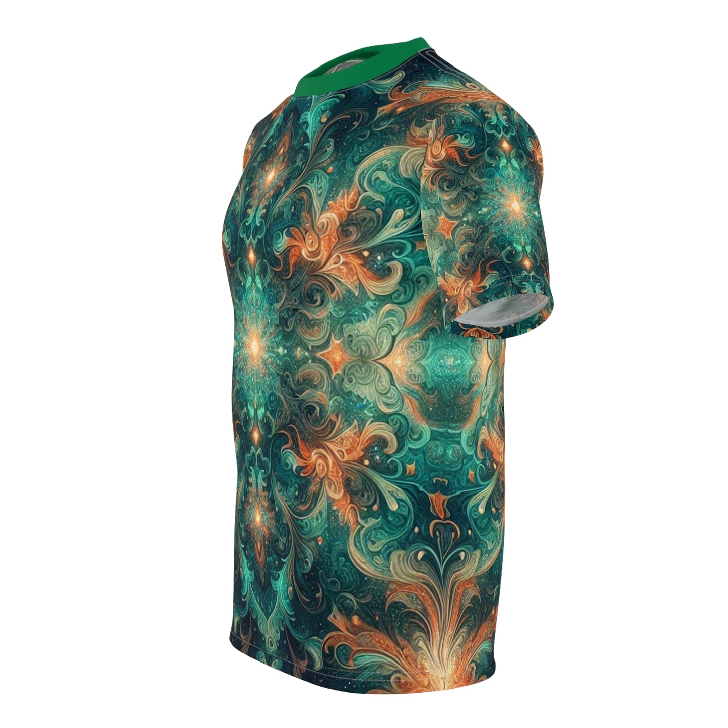 Emerald Labyrinth Unisex Cut & Sew Tee (AOP)