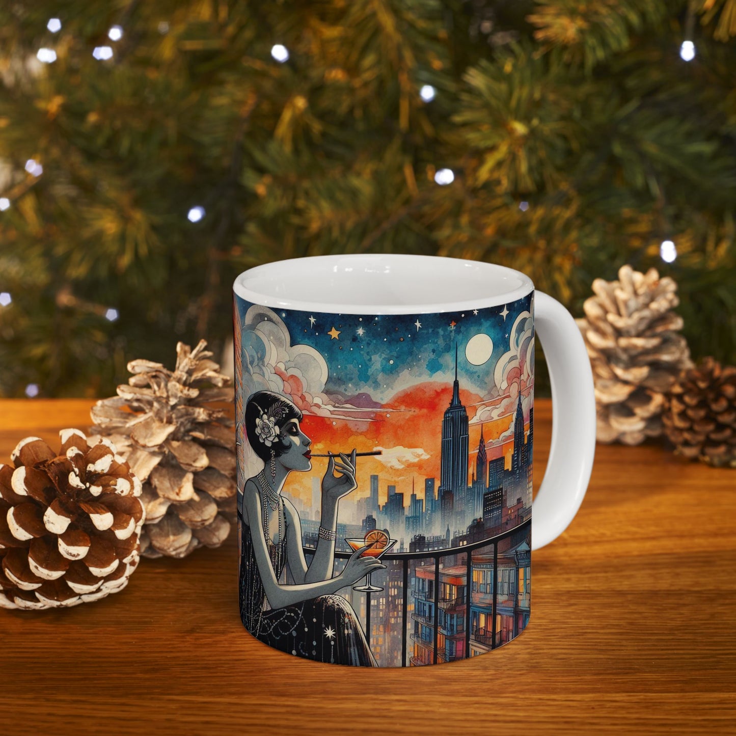 Fire Escapism Ceramic Mug, (11oz, 15oz)
