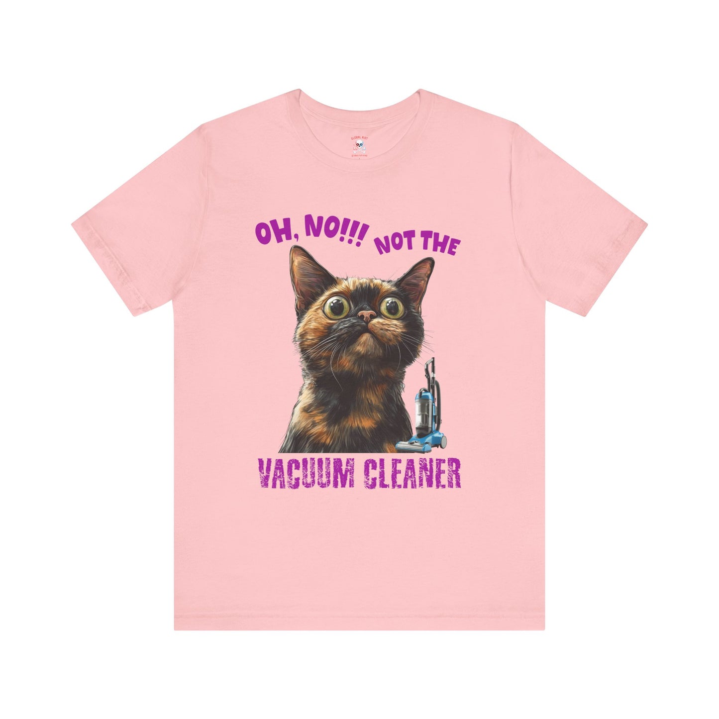 ¡No a la aspiradora! Camiseta unisex
