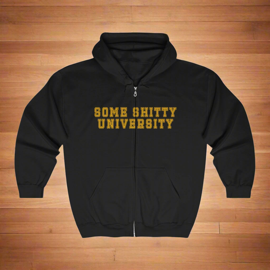 Sudadera con capucha y cremallera de Some Shitty University