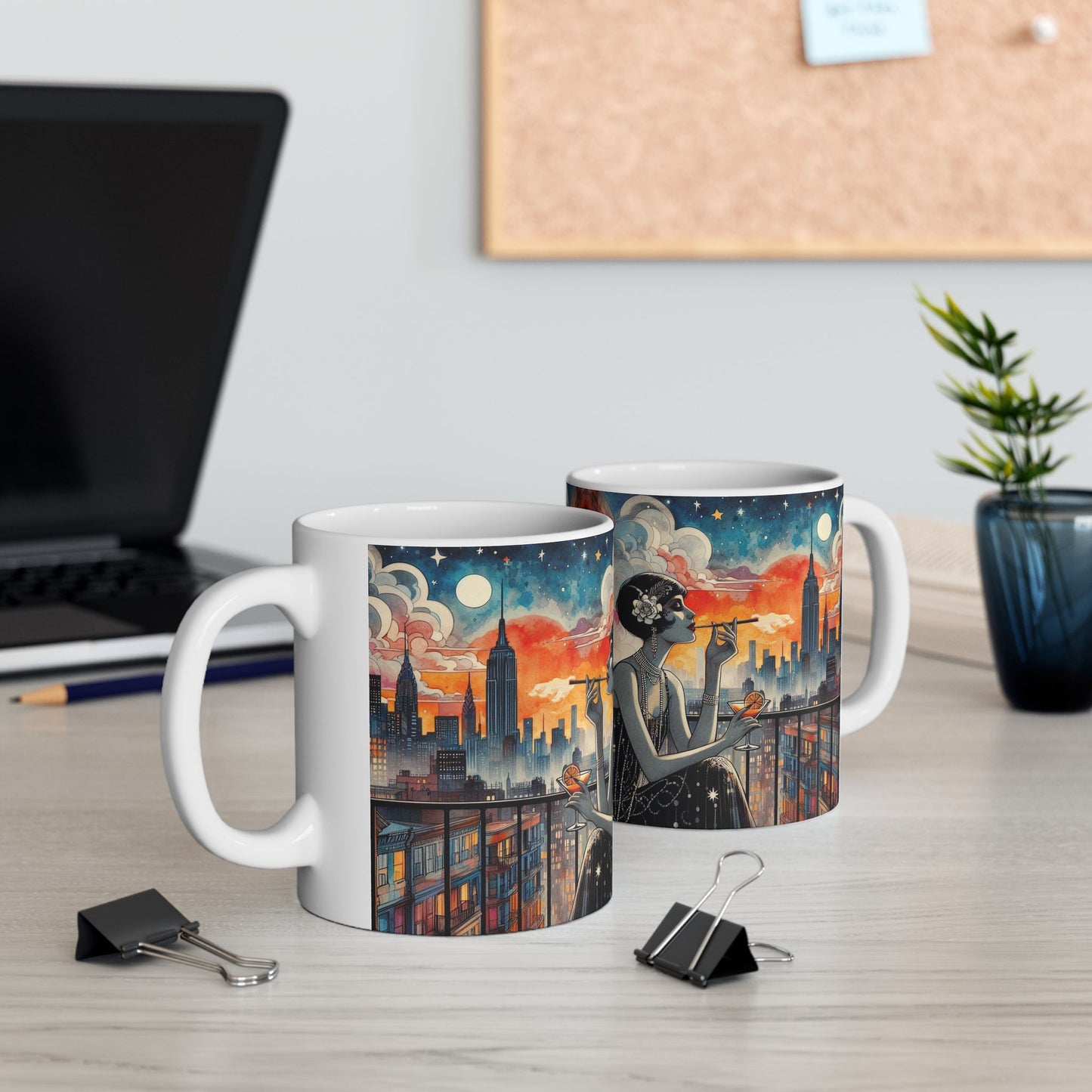 Fire Escapism Ceramic Mug, (11oz, 15oz)