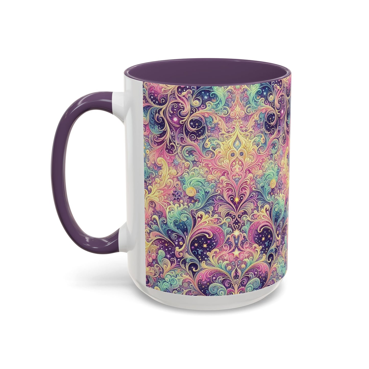 Taza de café con psicodelia pastel (325 y 430 ml)