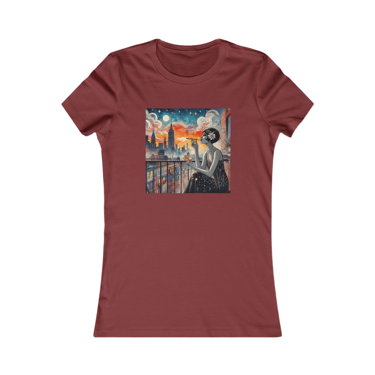 Camiseta de mujer "Escapismo del fuego"