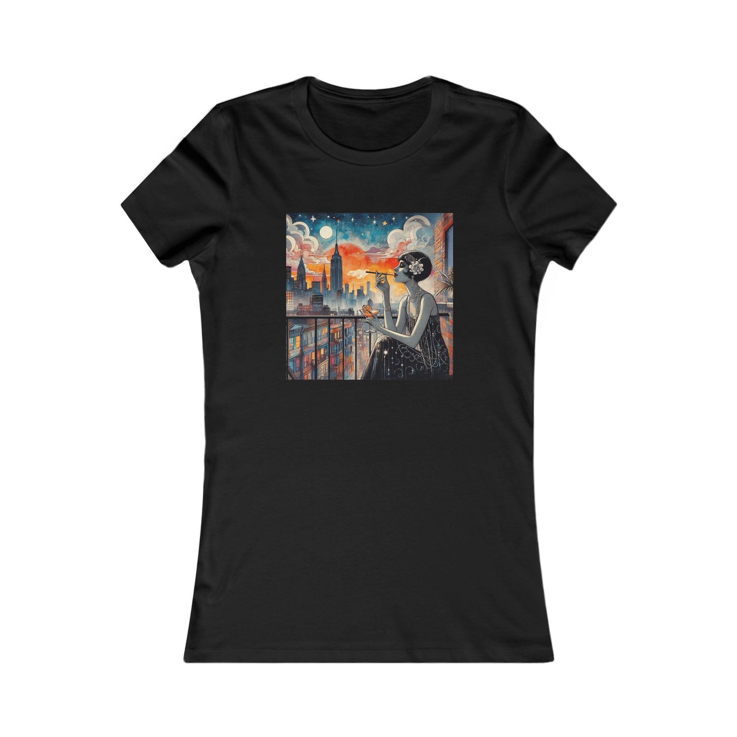 Camiseta de mujer "Escapismo del fuego"