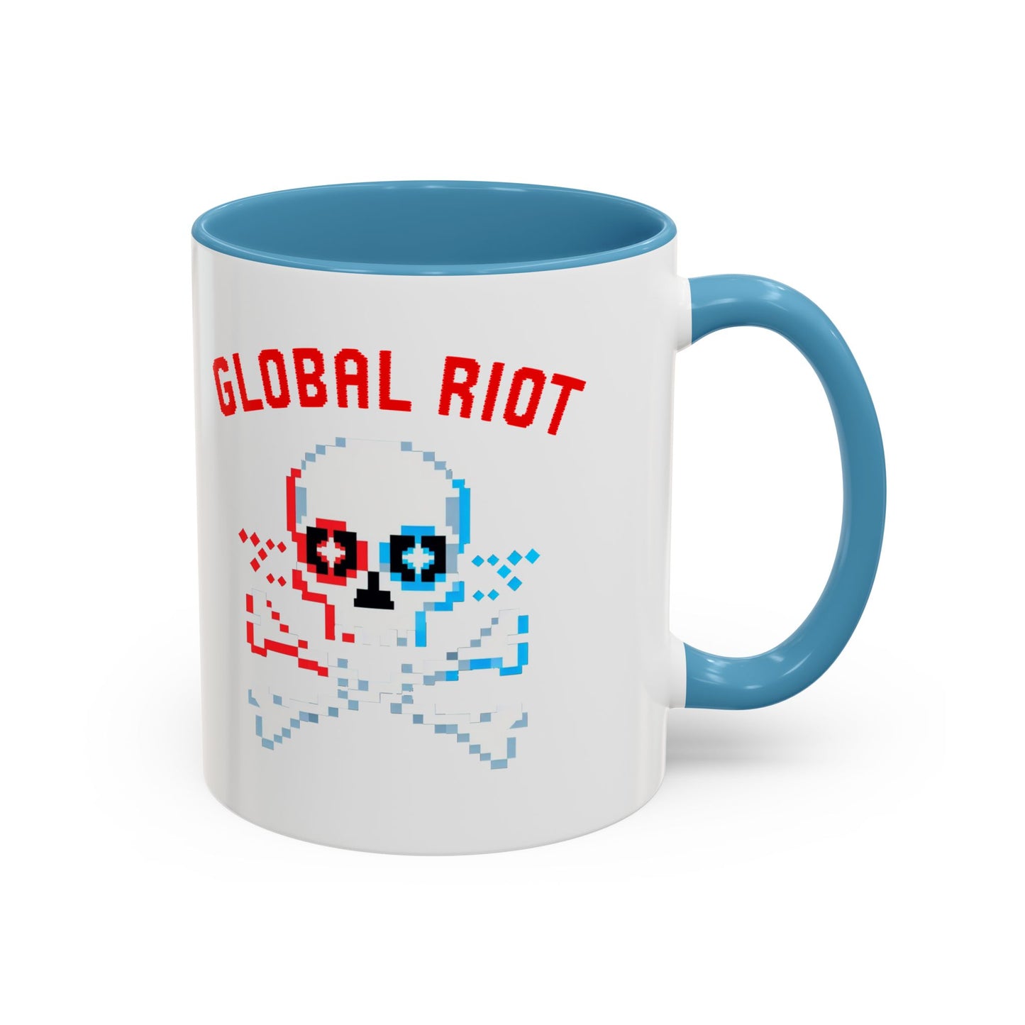 Taza de café con acento de Global Riot (325 ml y 433 ml)