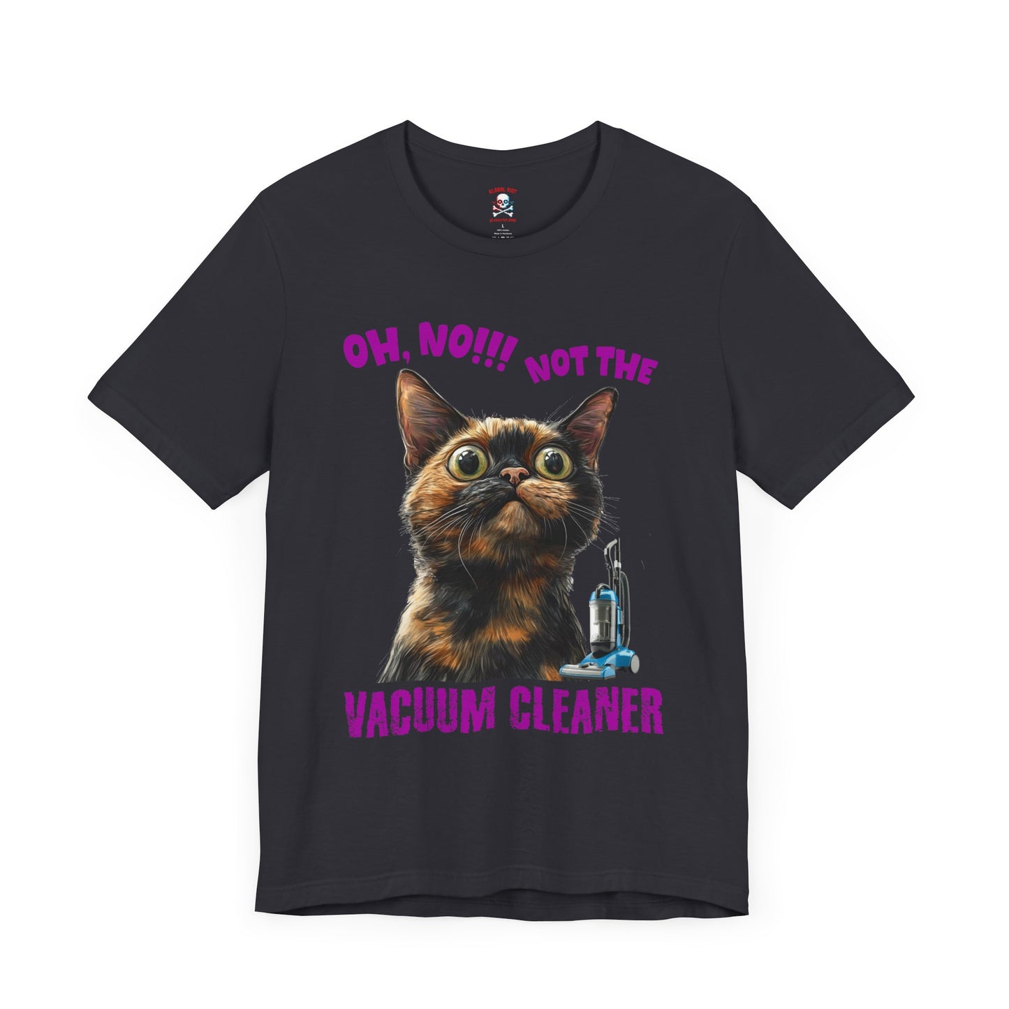 ¡No a la aspiradora! Camiseta unisex