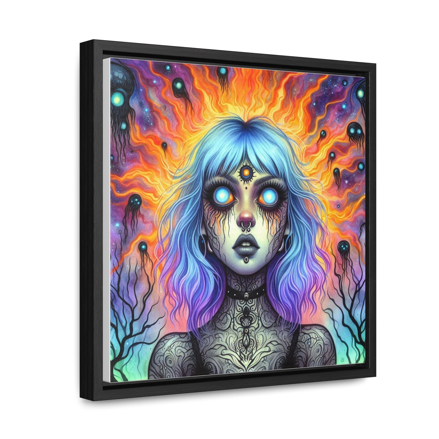 Belleza trascendental, lienzo de galería, enmarcado