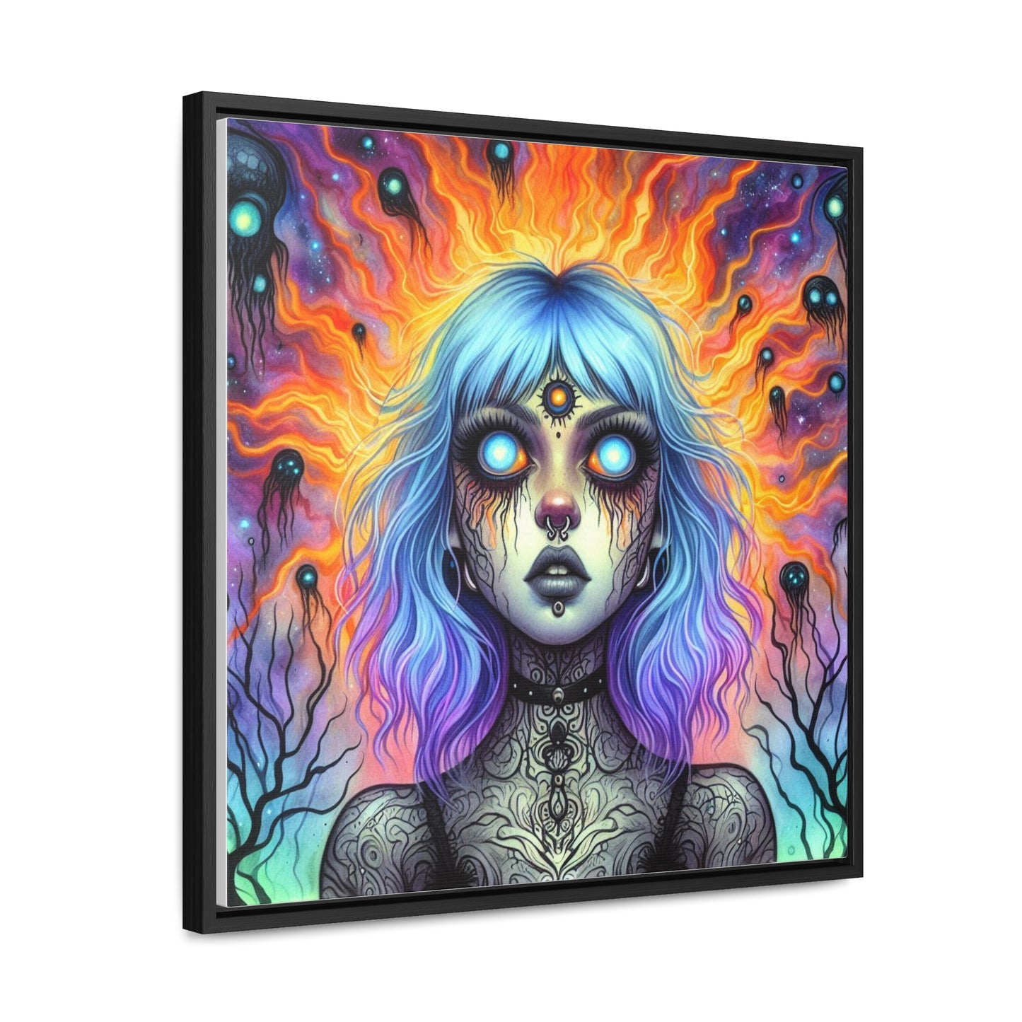 Belleza trascendental, lienzo de galería, enmarcado