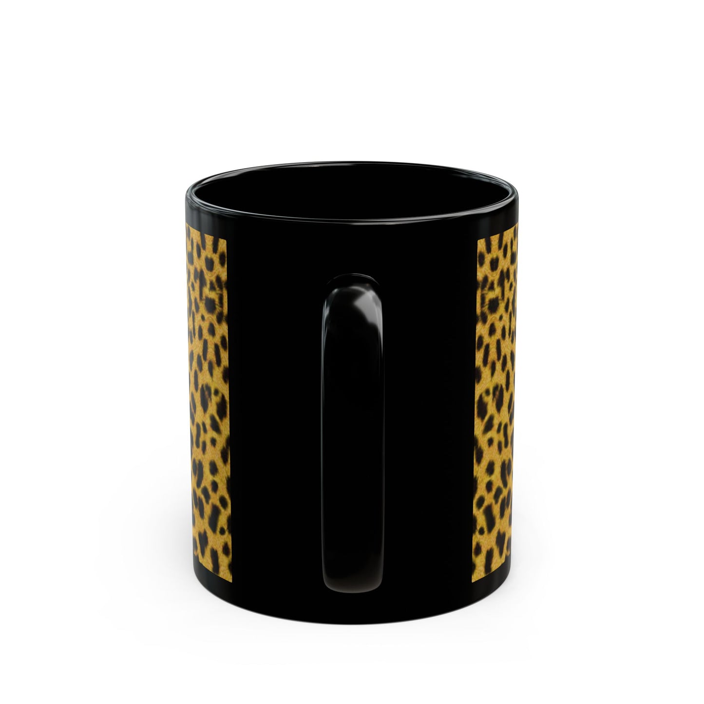 Taza con estampado de guepardo