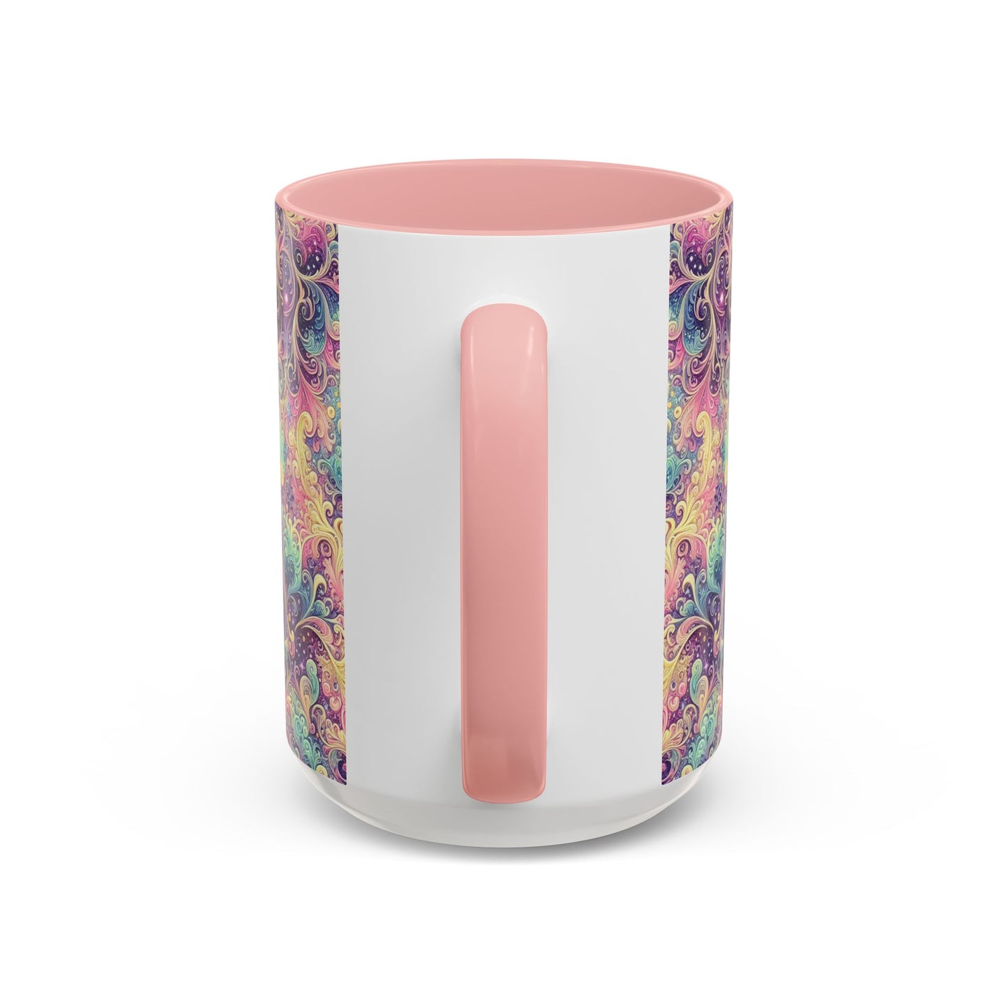 Taza de café con psicodelia pastel (325 y 430 ml)