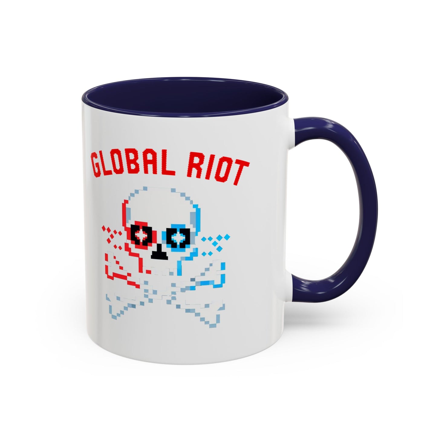 Taza de café con acento de Global Riot (325 ml y 433 ml)