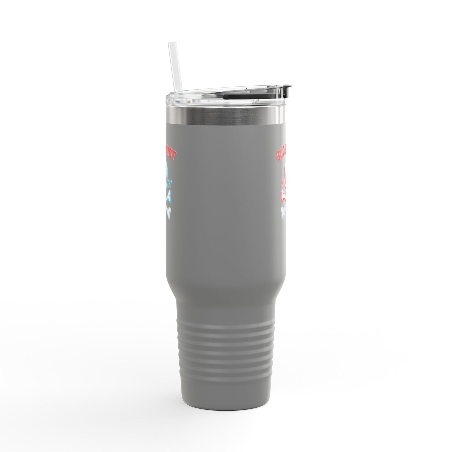 Taza de viaje térmica con calavera pixelada de Global Riot, 114 g
