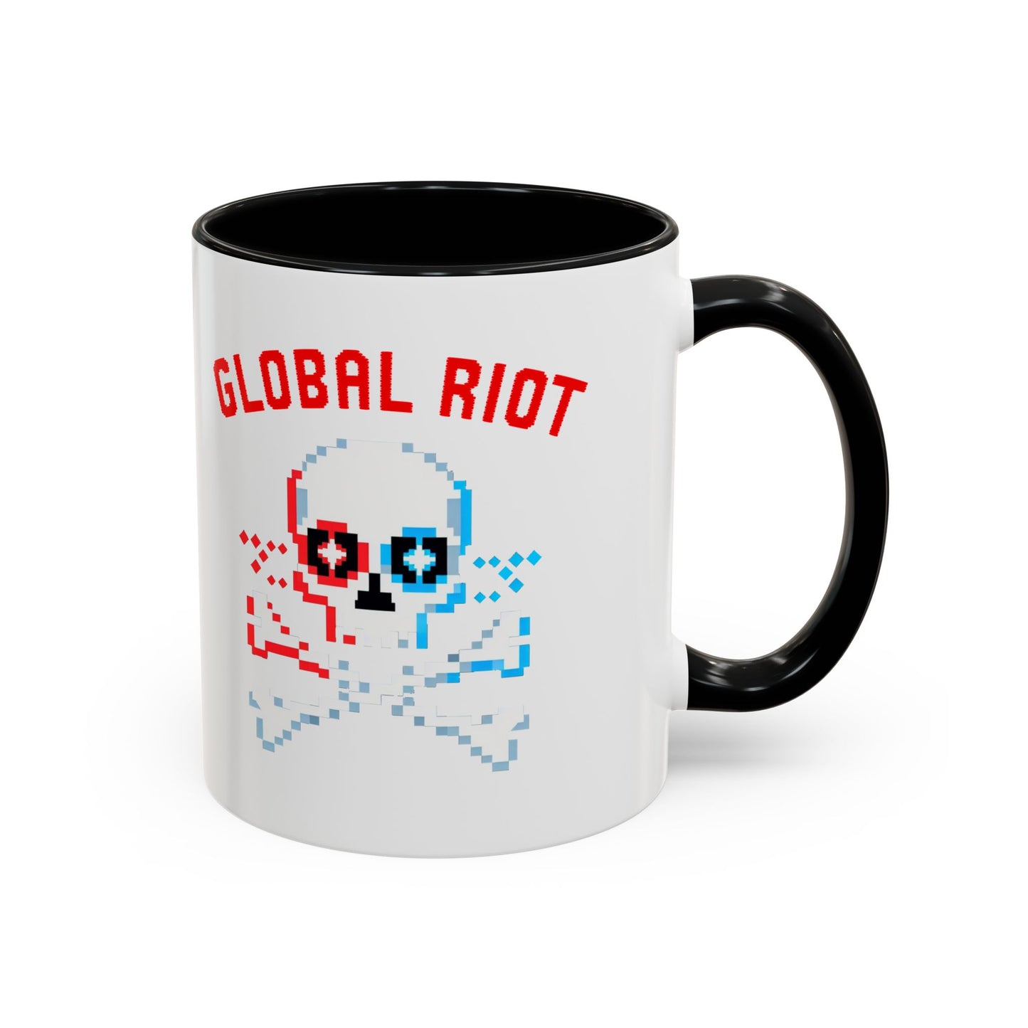 Taza de café con acento de Global Riot (325 ml y 433 ml)