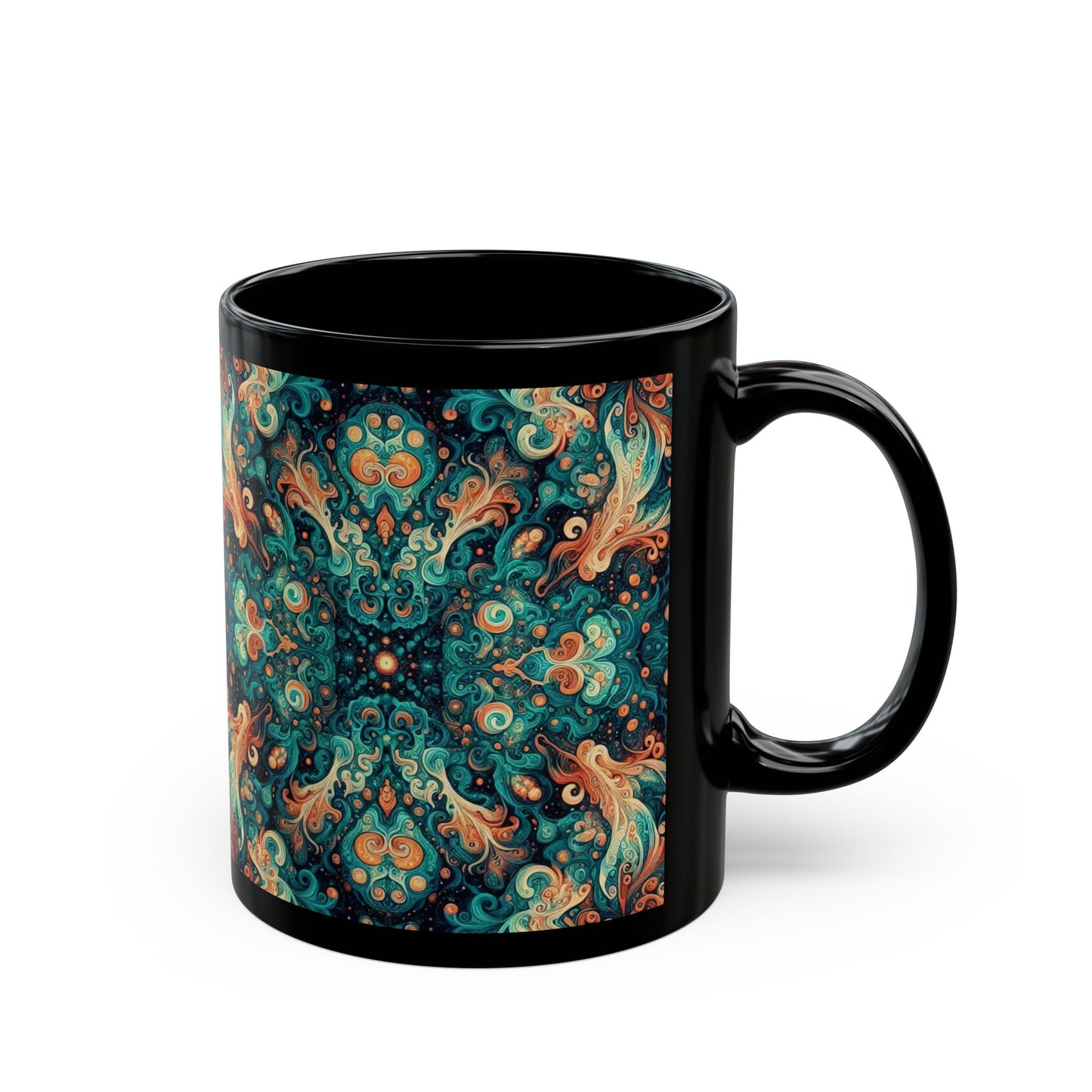 Taza con estampado de jungla esmeralda (325 ml y 430 ml)