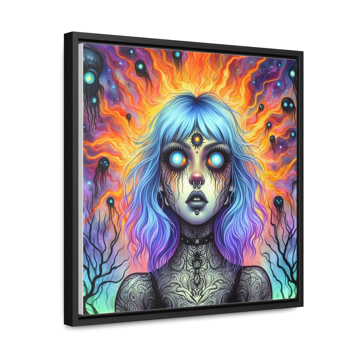 Belleza trascendental, lienzo de galería, enmarcado
