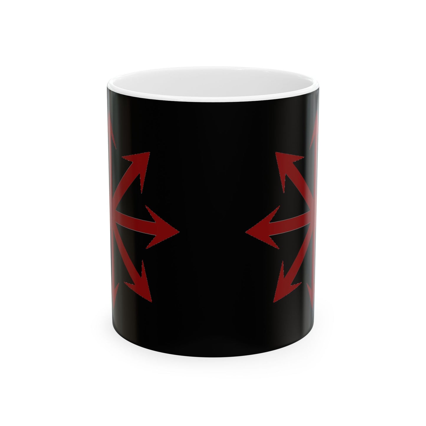 Chaos Symbol Ceramic Coffee Mug – 11oz & 15oz