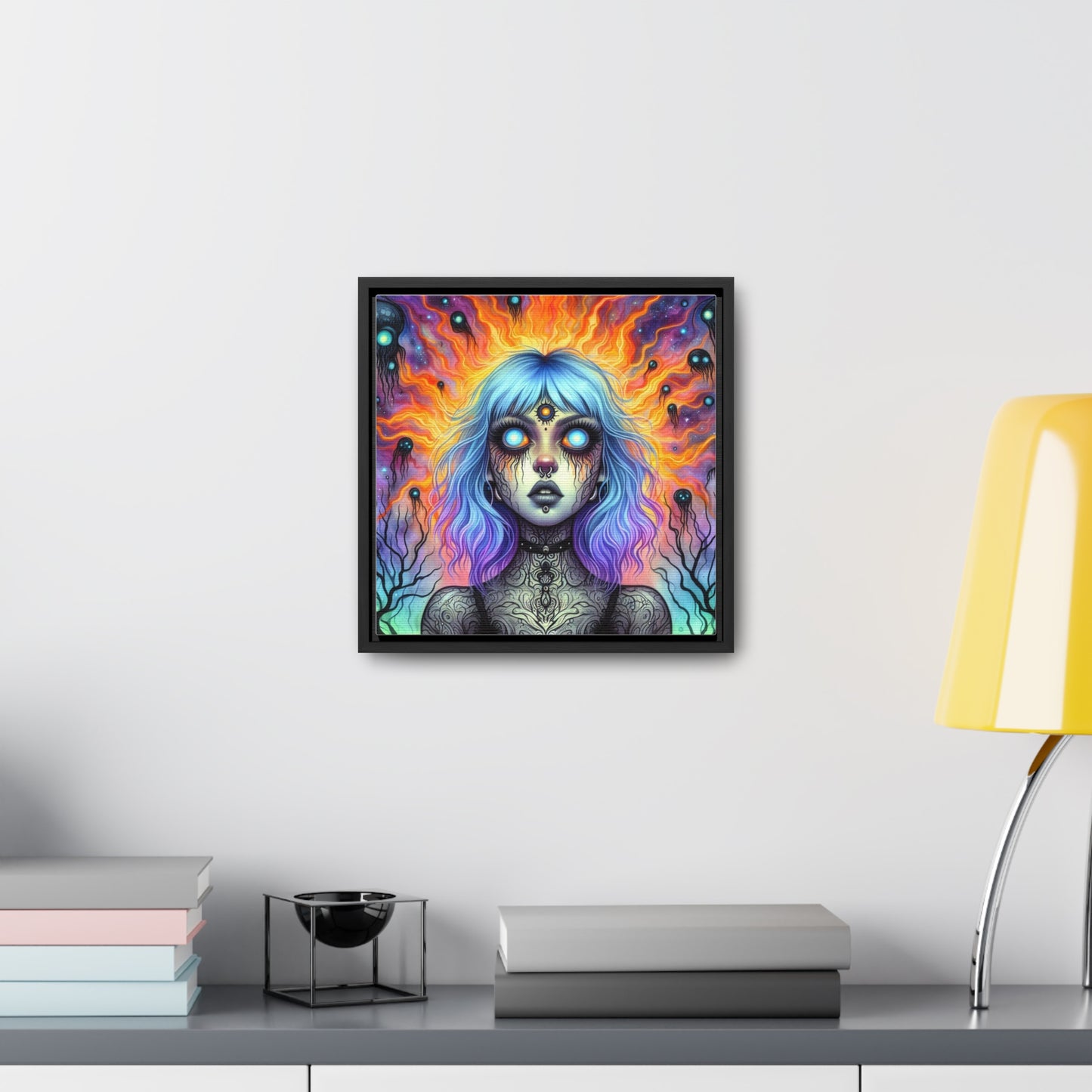Belleza trascendental, lienzo de galería, enmarcado