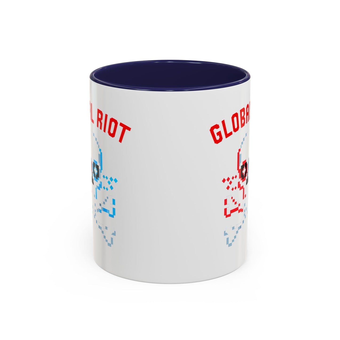 Taza de café con acento de Global Riot (325 ml y 433 ml)