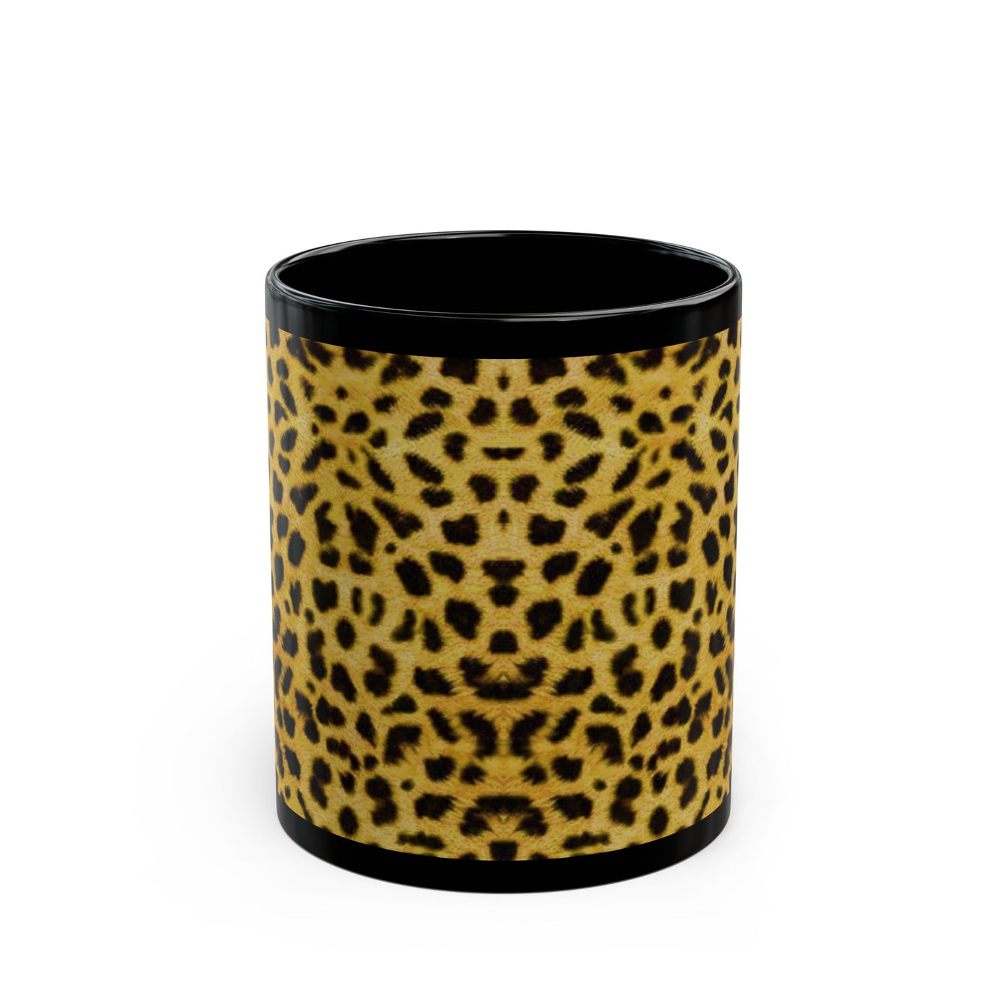 Taza con estampado de guepardo
