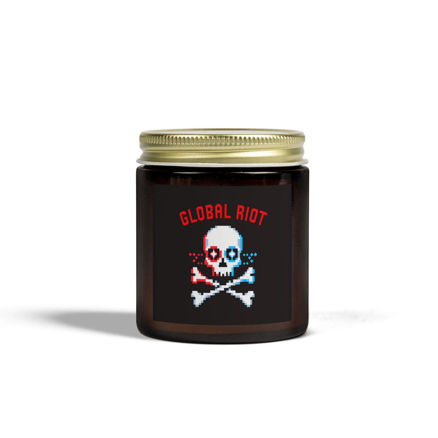 Velas perfumadas Global Riot - Cera de coco y albaricoque (113 g, 254 g) - Decoración única para celebraciones y relajación