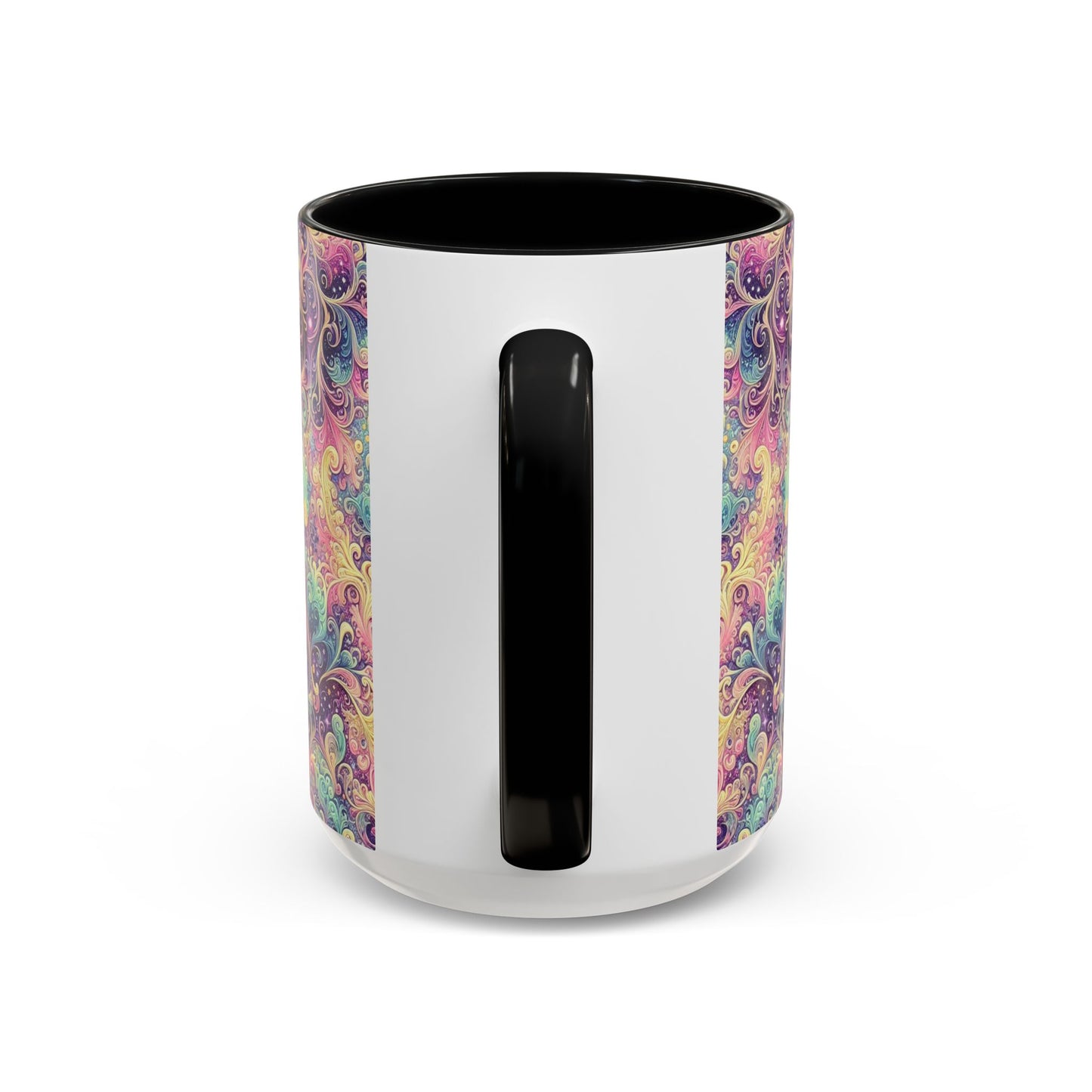 Taza de café con psicodelia pastel (325 y 430 ml)