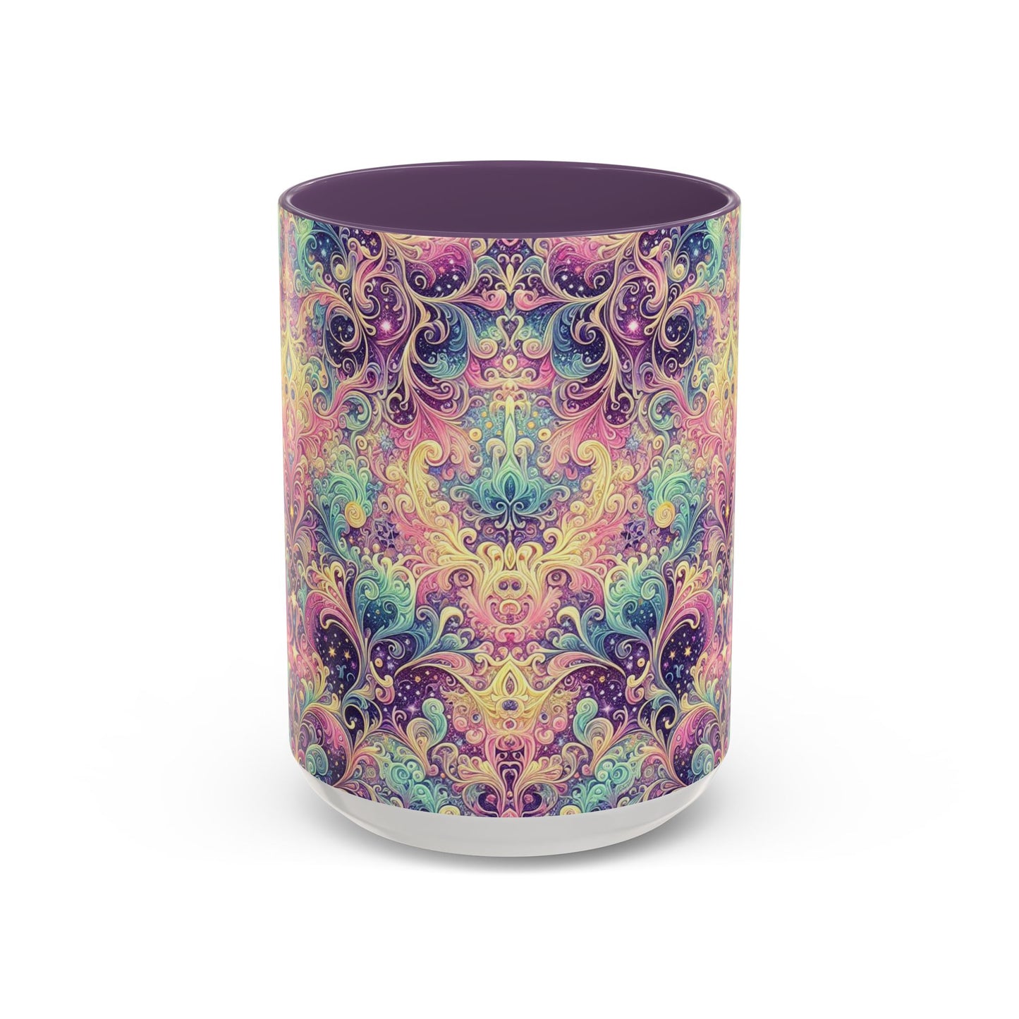 Taza de café con psicodelia pastel (325 y 430 ml)