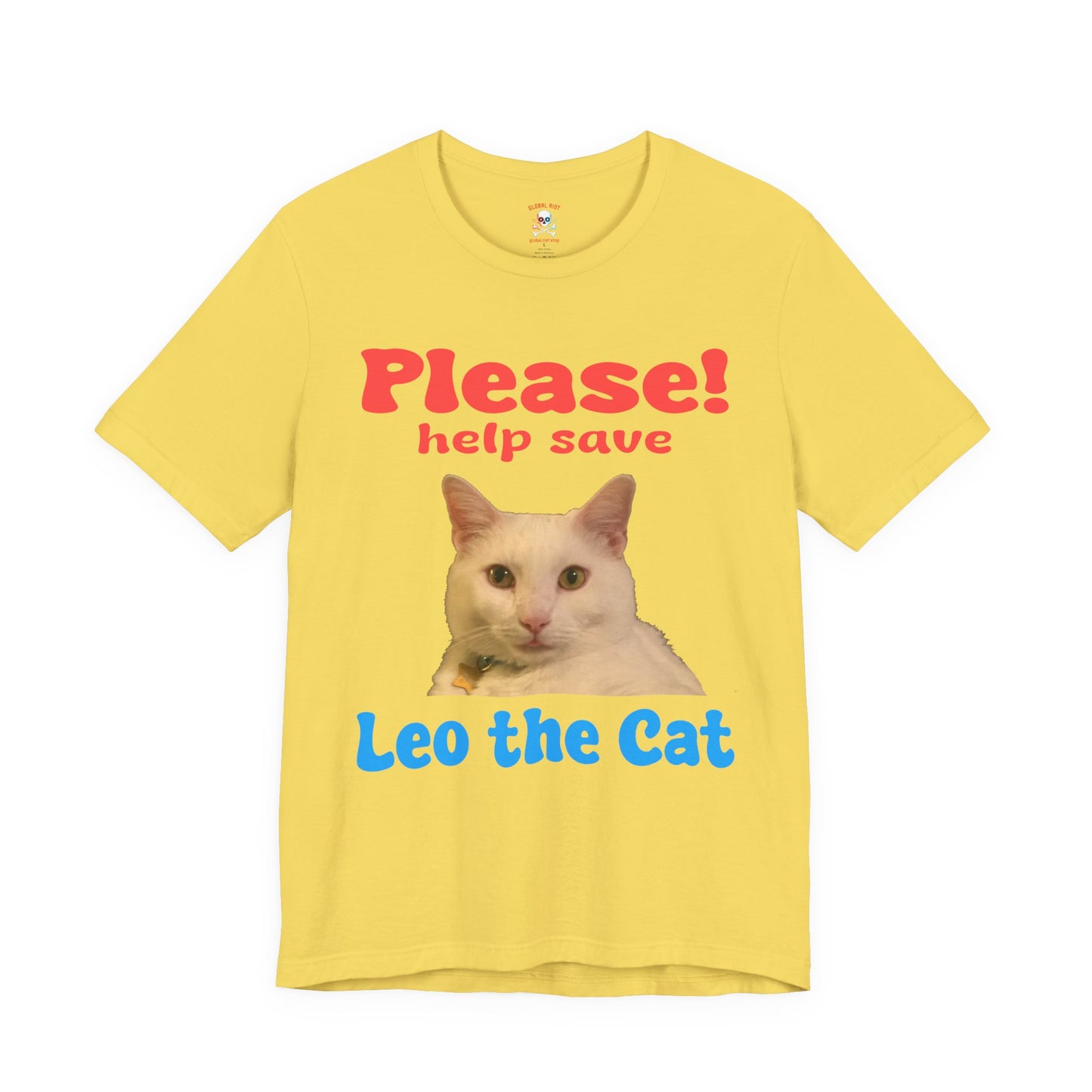 Please Save Leo the Cat Unisex T-Shirt