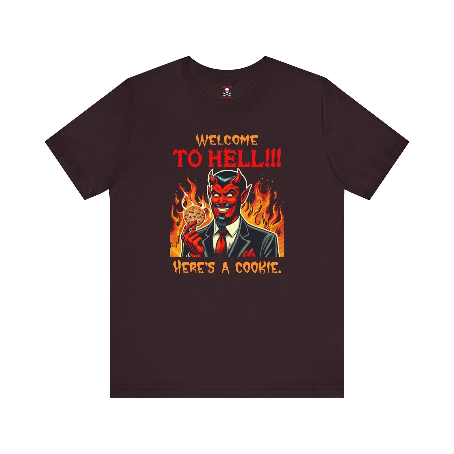 Welcome to Hell Here's a Cookie Jersey T-Shirt